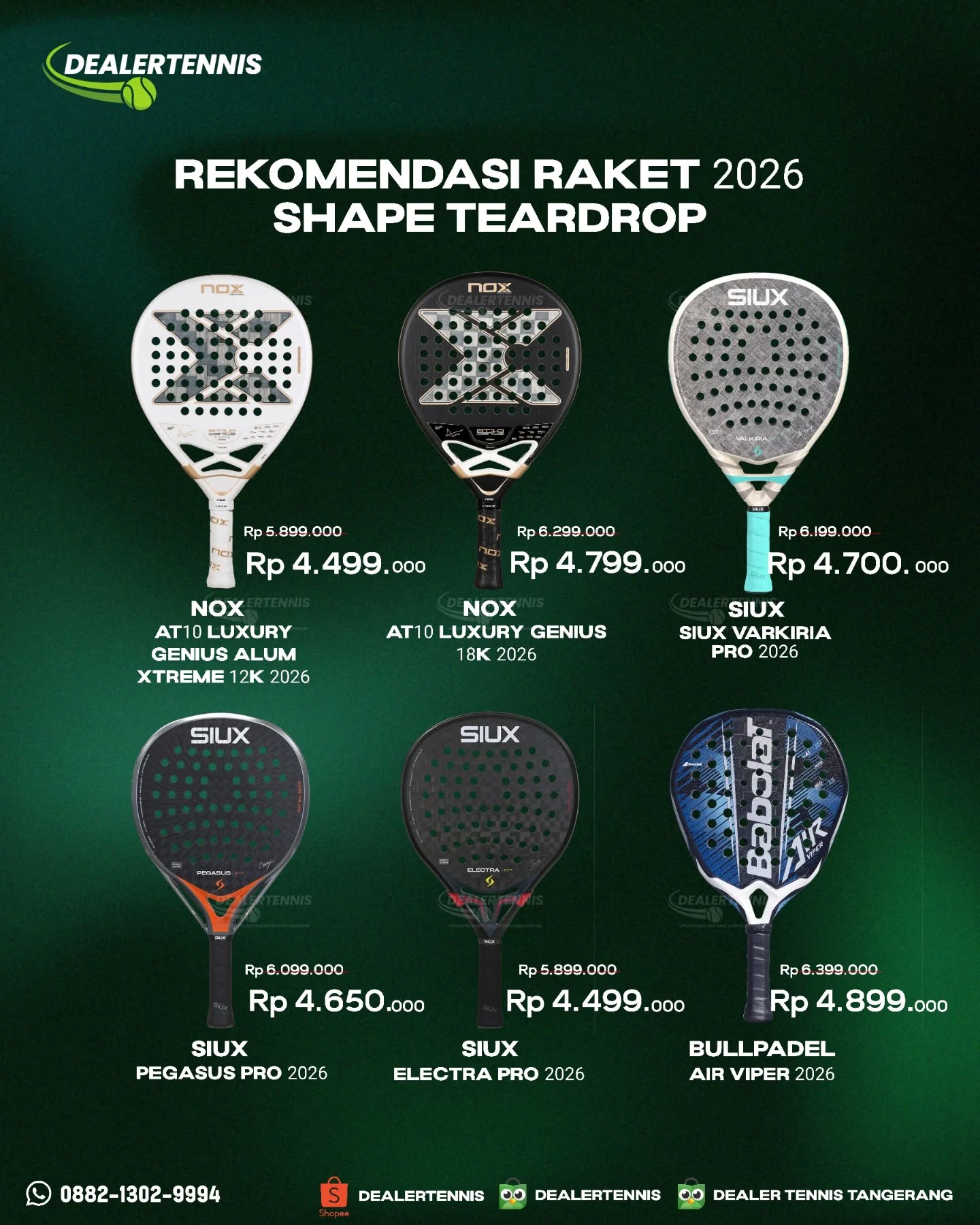 Dealertennis Facebook ad