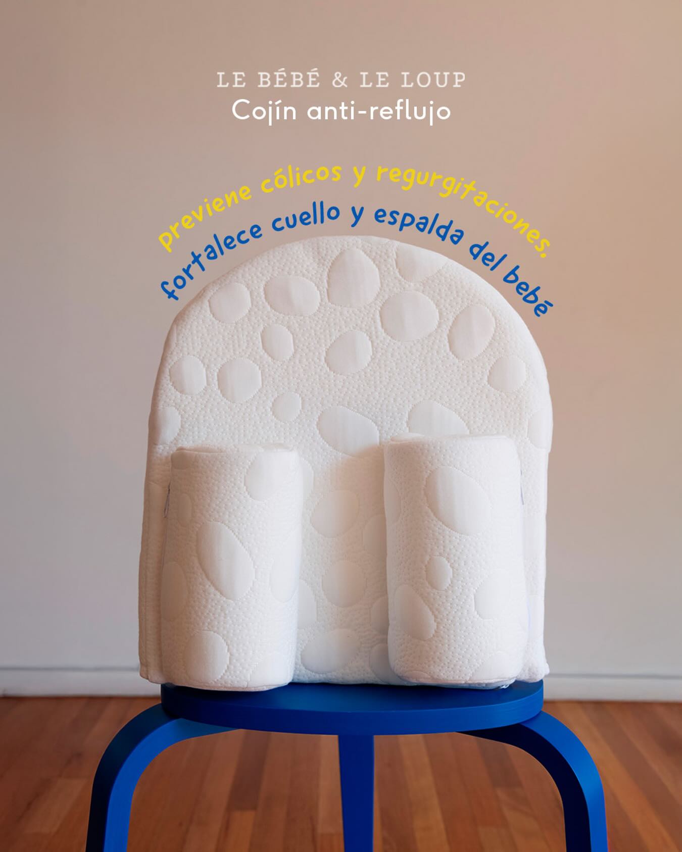 Le Bébé et Le Loup Facebook ad: Tu bebé tiene reflujo?