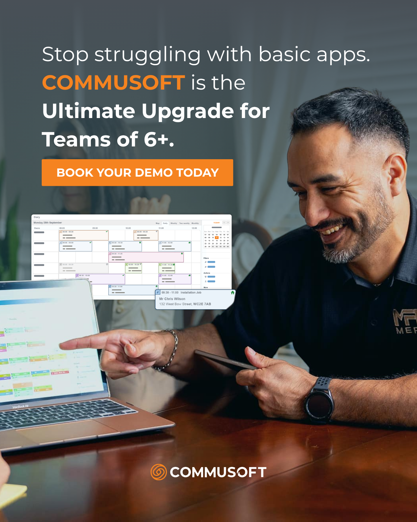 Commusoft Facebook ad