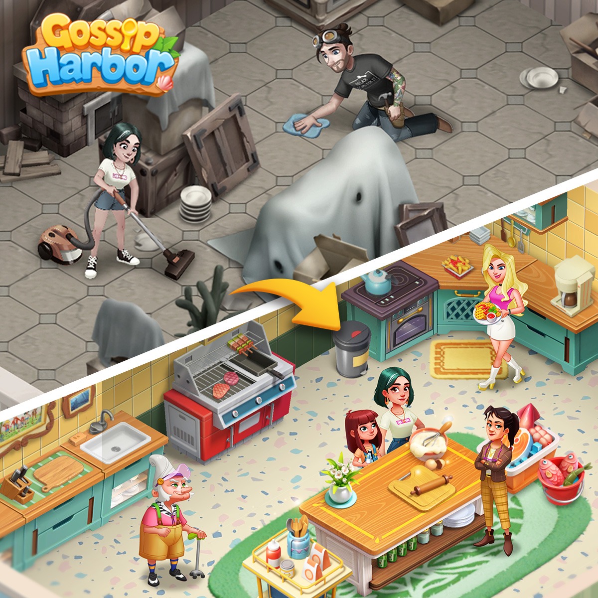 Gossip Harbor Facebook ad