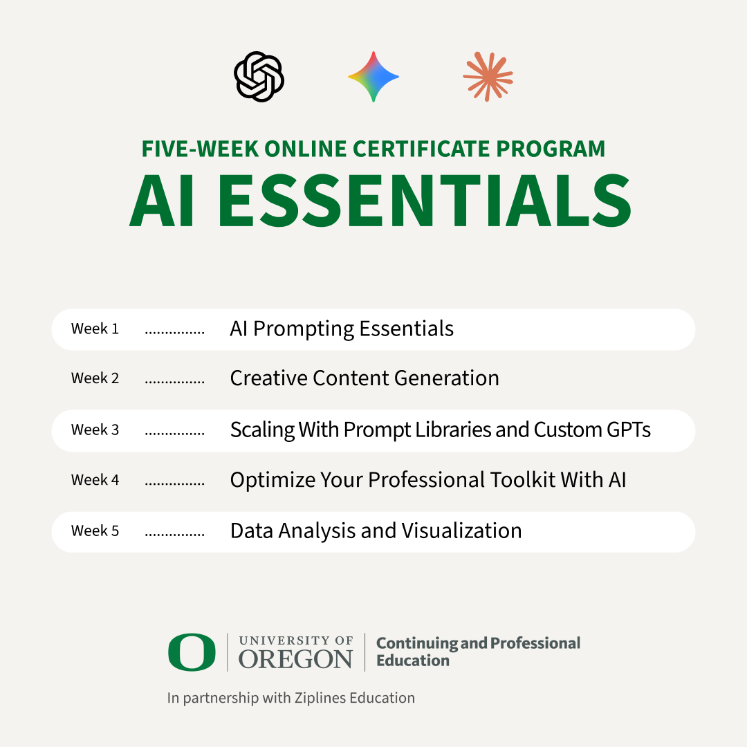 University of Oregon CPE Facebook ad