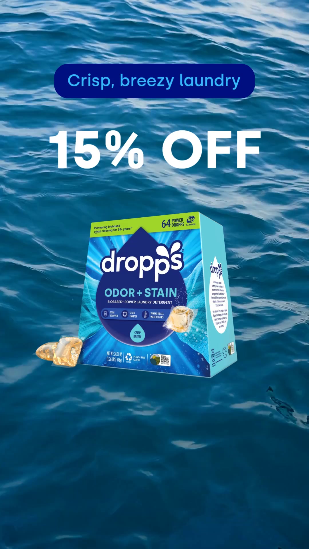 Dropps Facebook ad from Aug 11, 2026