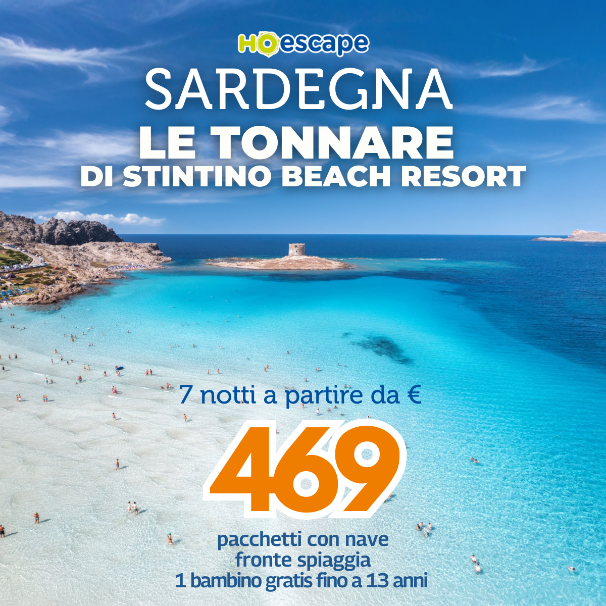 HoEscape.com Facebook ad: Fronte Mare Da 469€