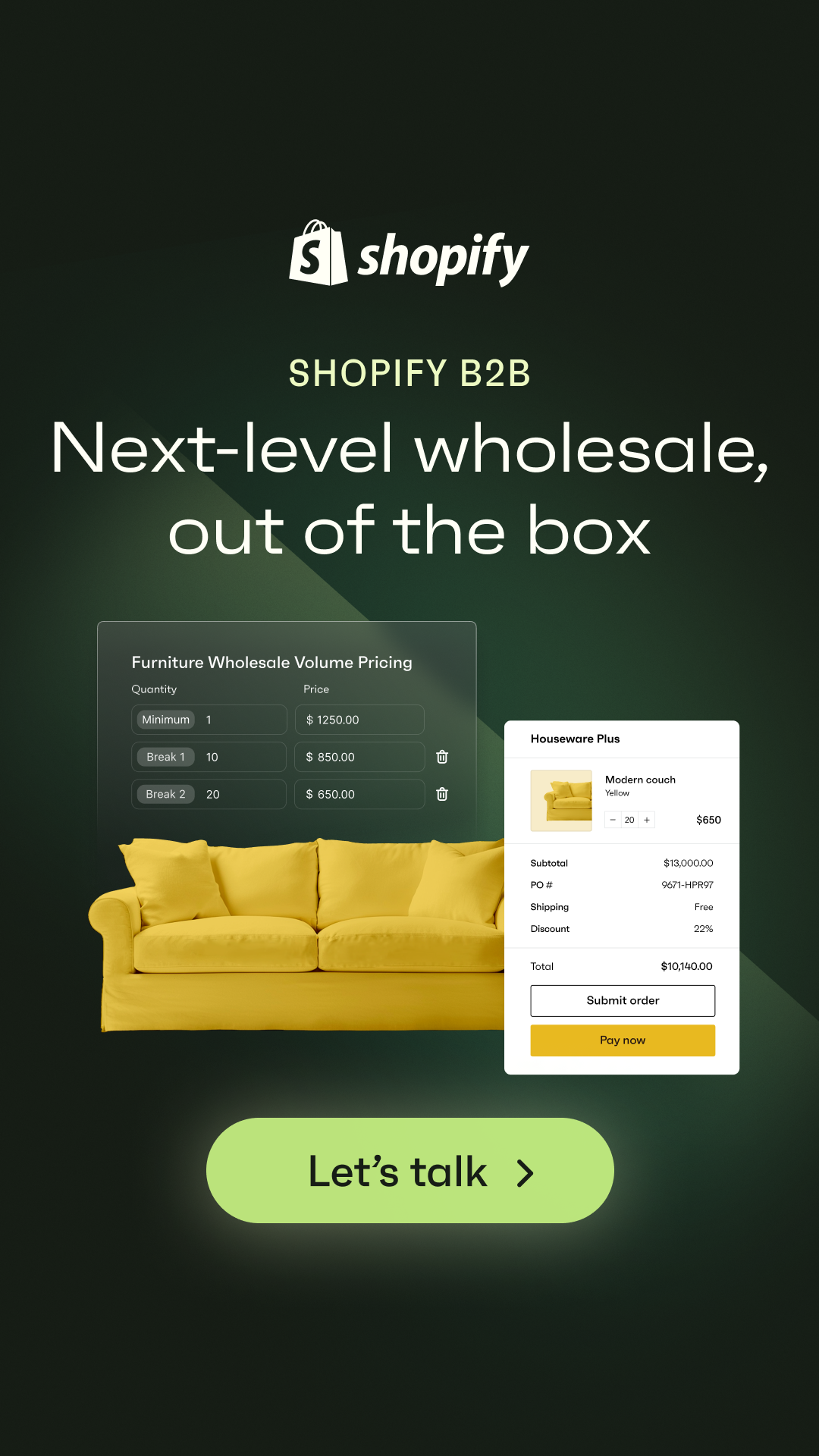 Shopify Facebook ad