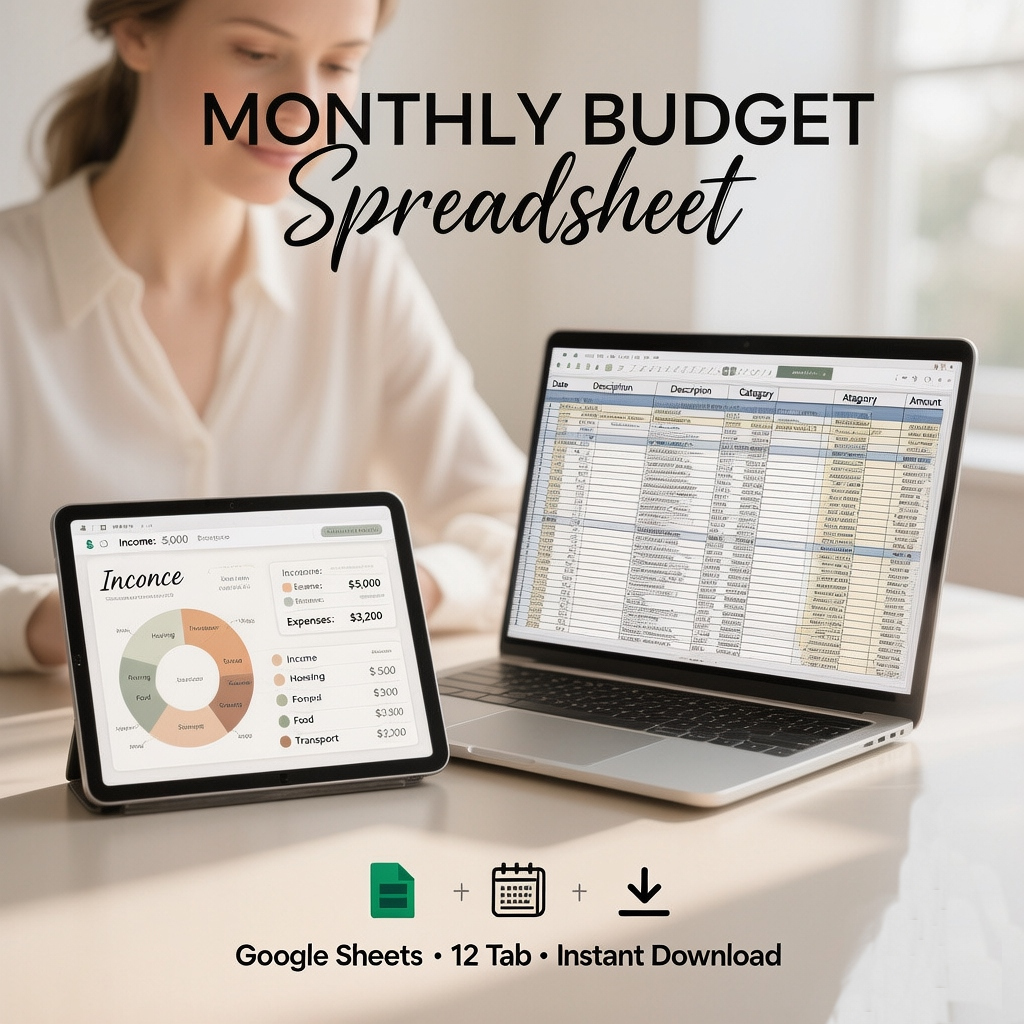 Digital Planner Sheets Facebook ad