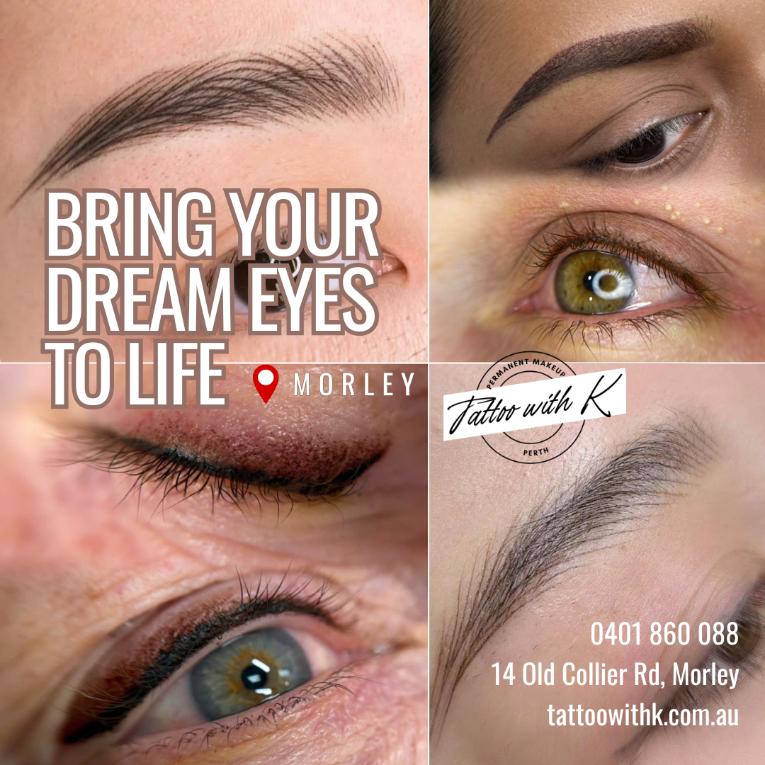 tattoo with K. Facebook ad: Hey Perth Ladies, Enhance Your Eyes with Cosmetic…