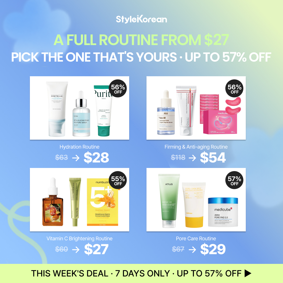StyleKorean Facebook ad: 4 Routines, All Under $55
