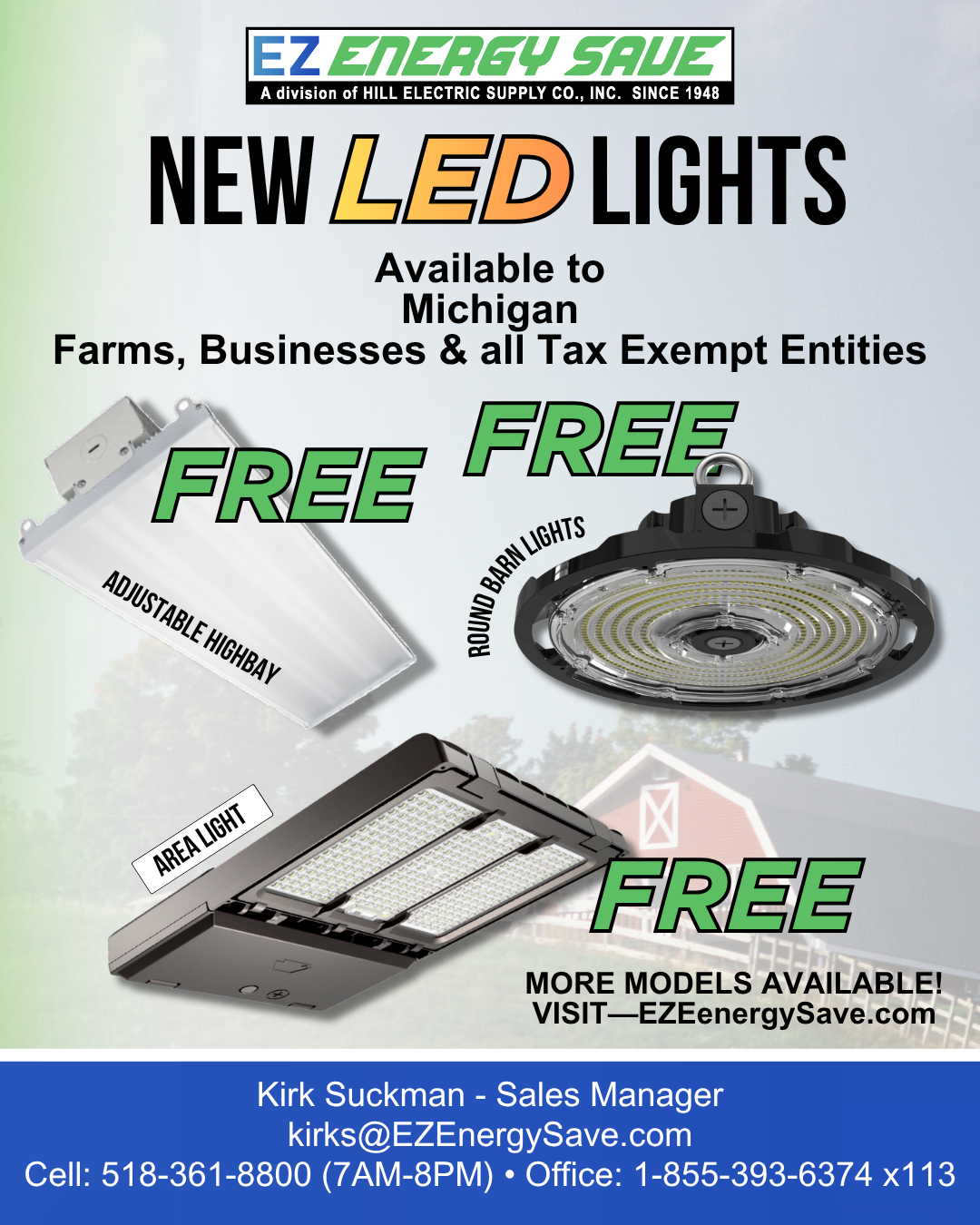 EZ Energy Save Facebook ad: FREE LED Lighting
