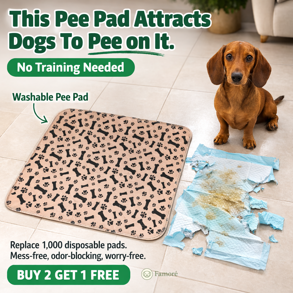 Famoré Pet Facebook ad: FREE PAD WITH EVERY BUNDLE