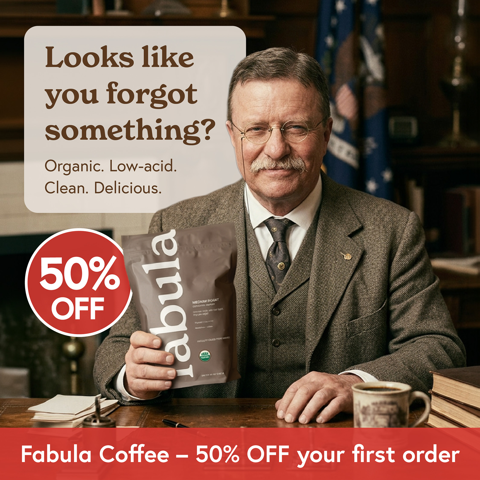 Fabula Coffee Facebook ad
