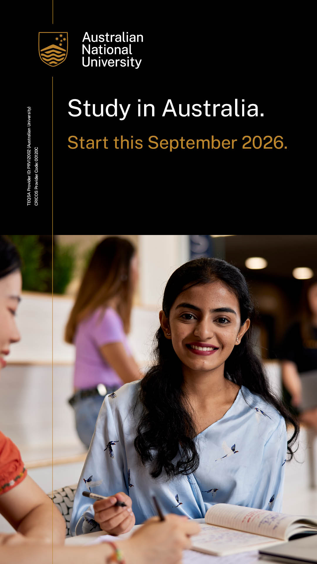ANU College of Business & Economics Facebook ad from Jun 10, 2026