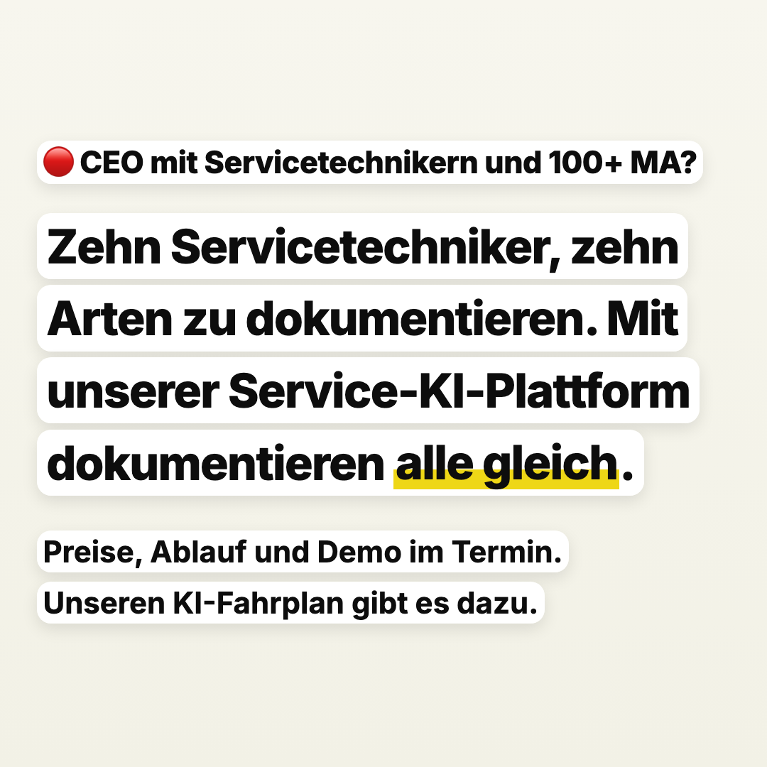 Vusyon Facebook ad: Kostenersparnis im Service