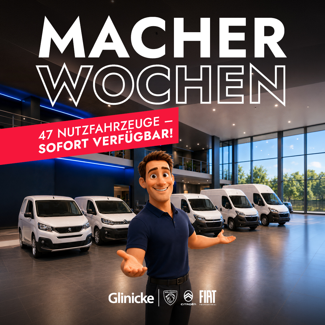 Glinicke Stellantis NFZ Kassel Facebook ad: Die Macher Wochen sind da.