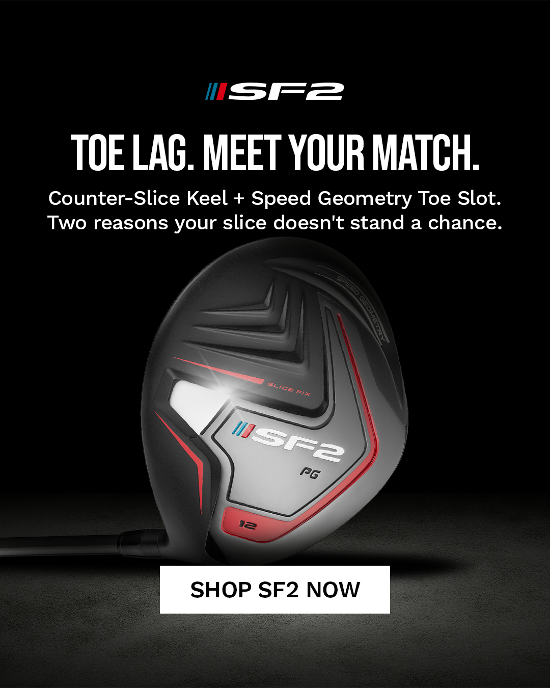 Performance Golf Facebook ad