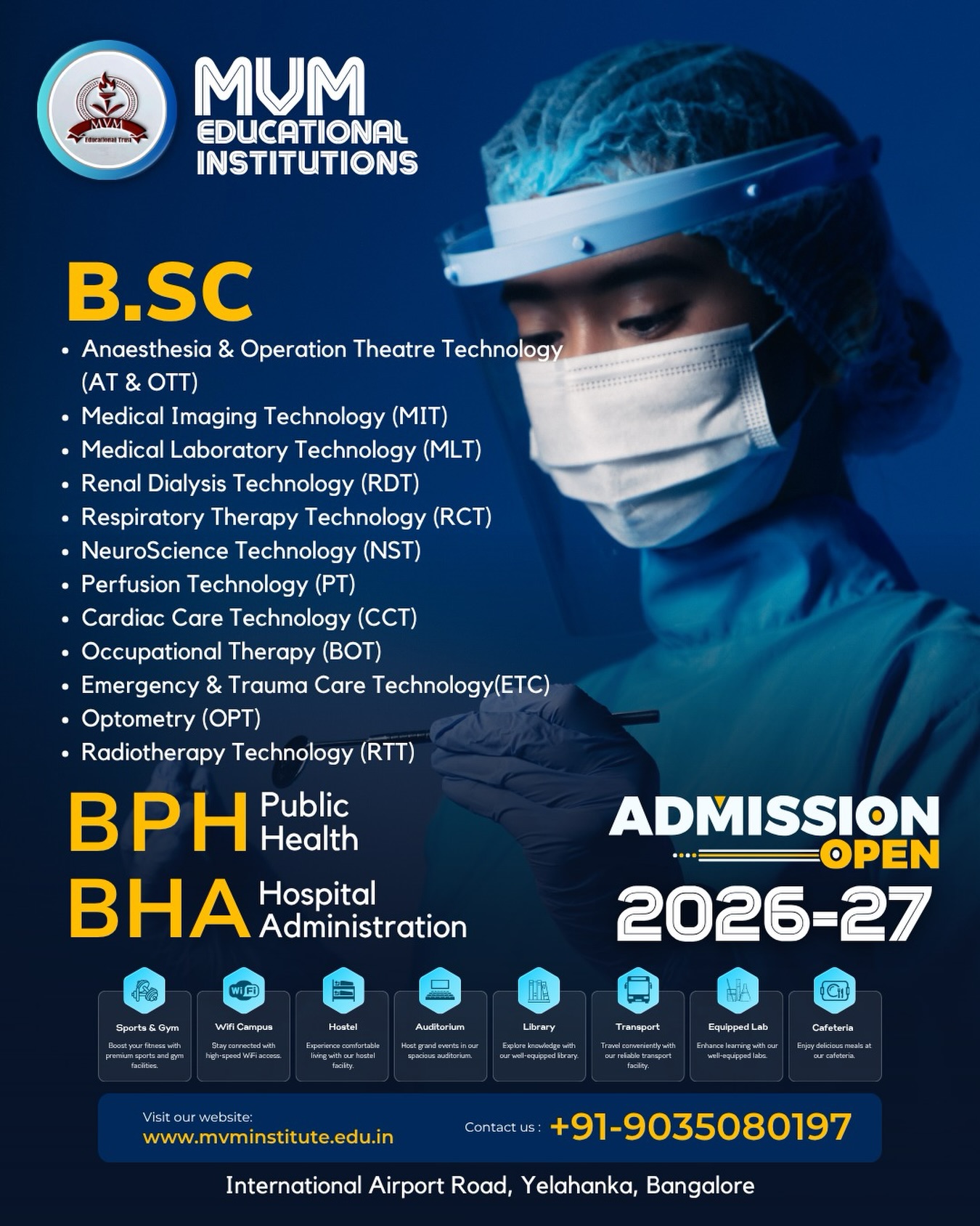 Admission Mentor Facebook ad: Shape Your Future in Healthcare with MVM Educational…