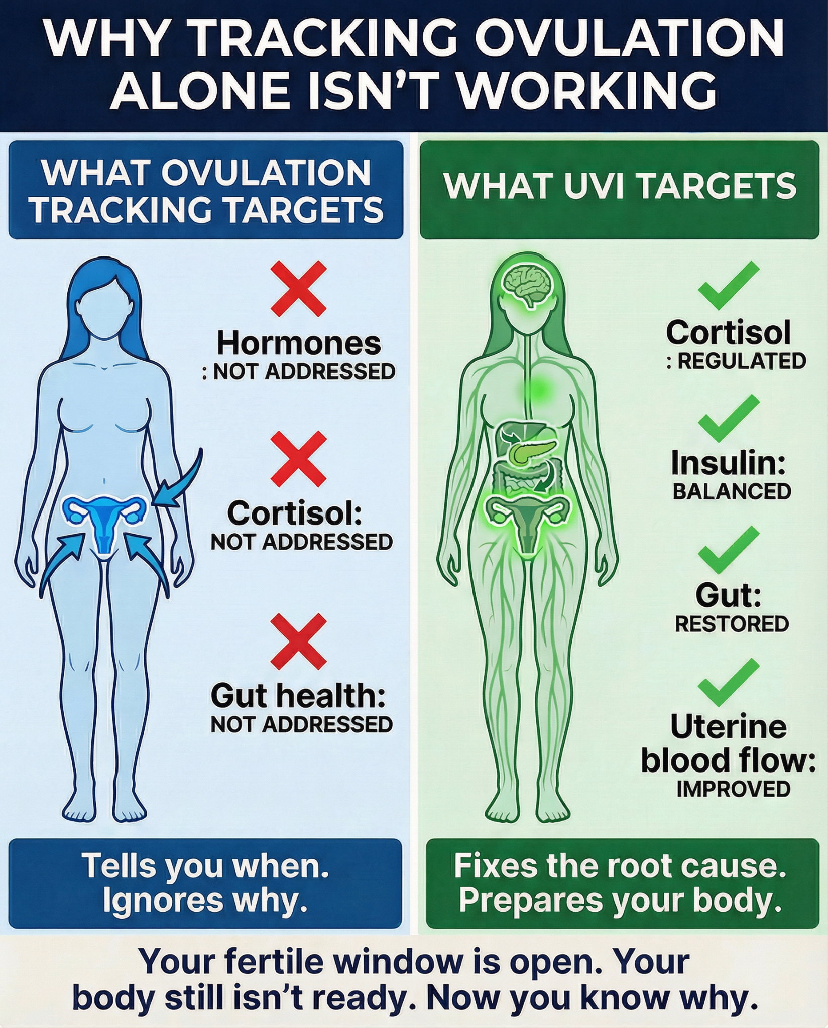 Uvi Health Facebook ad: Conceive Naturally with Uvi Today