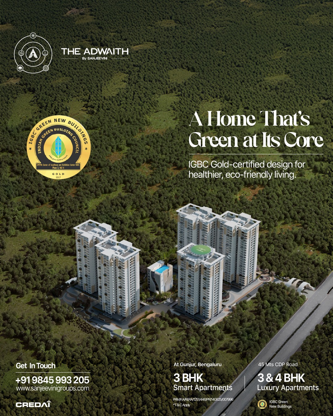 Sanjeevini The Adwaith Facebook ad: A home that's green at its core!