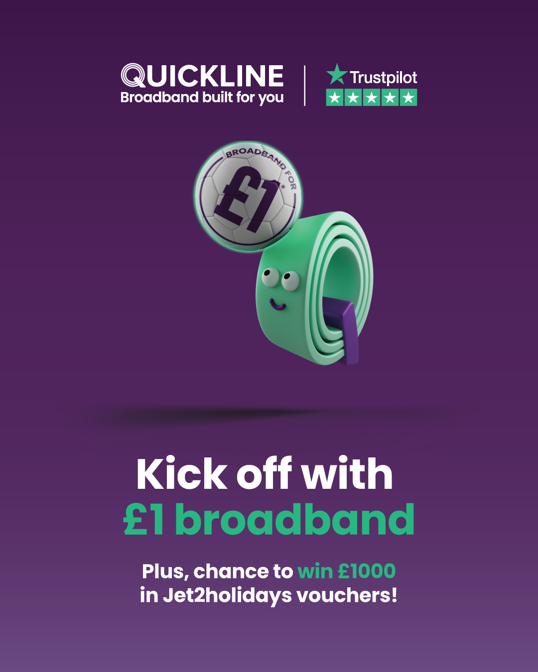 Quickline Facebook ad