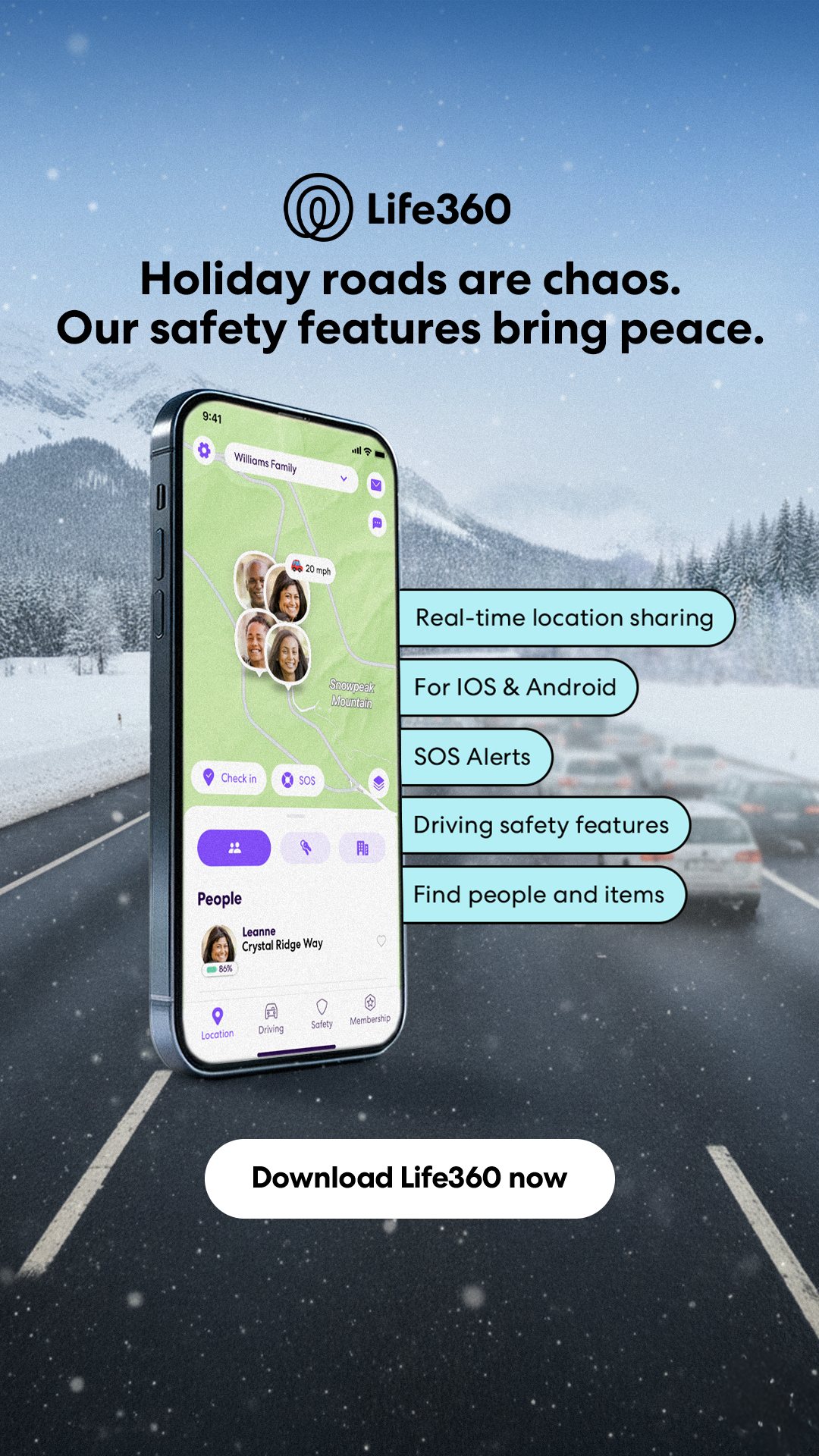 Life360 Facebook ad