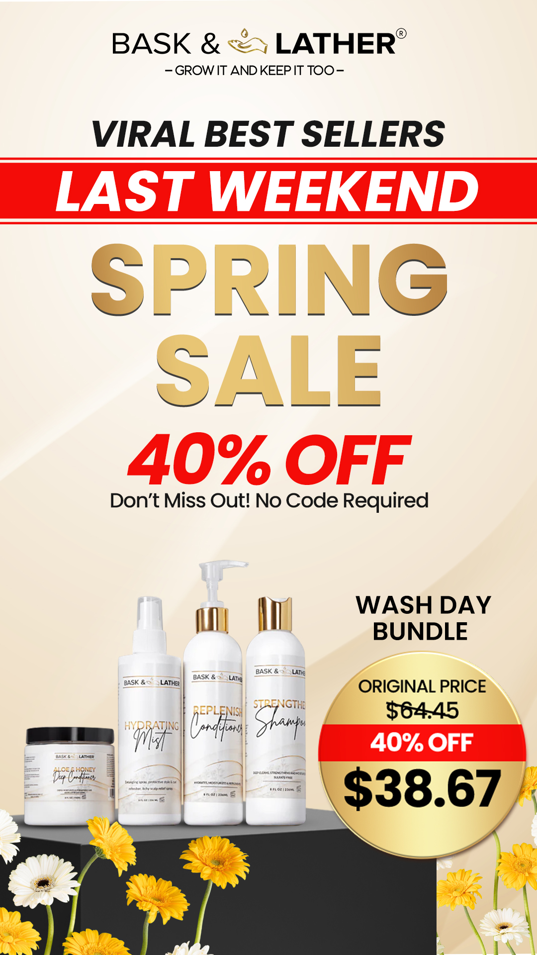 Bask & Lather Co Facebook ad