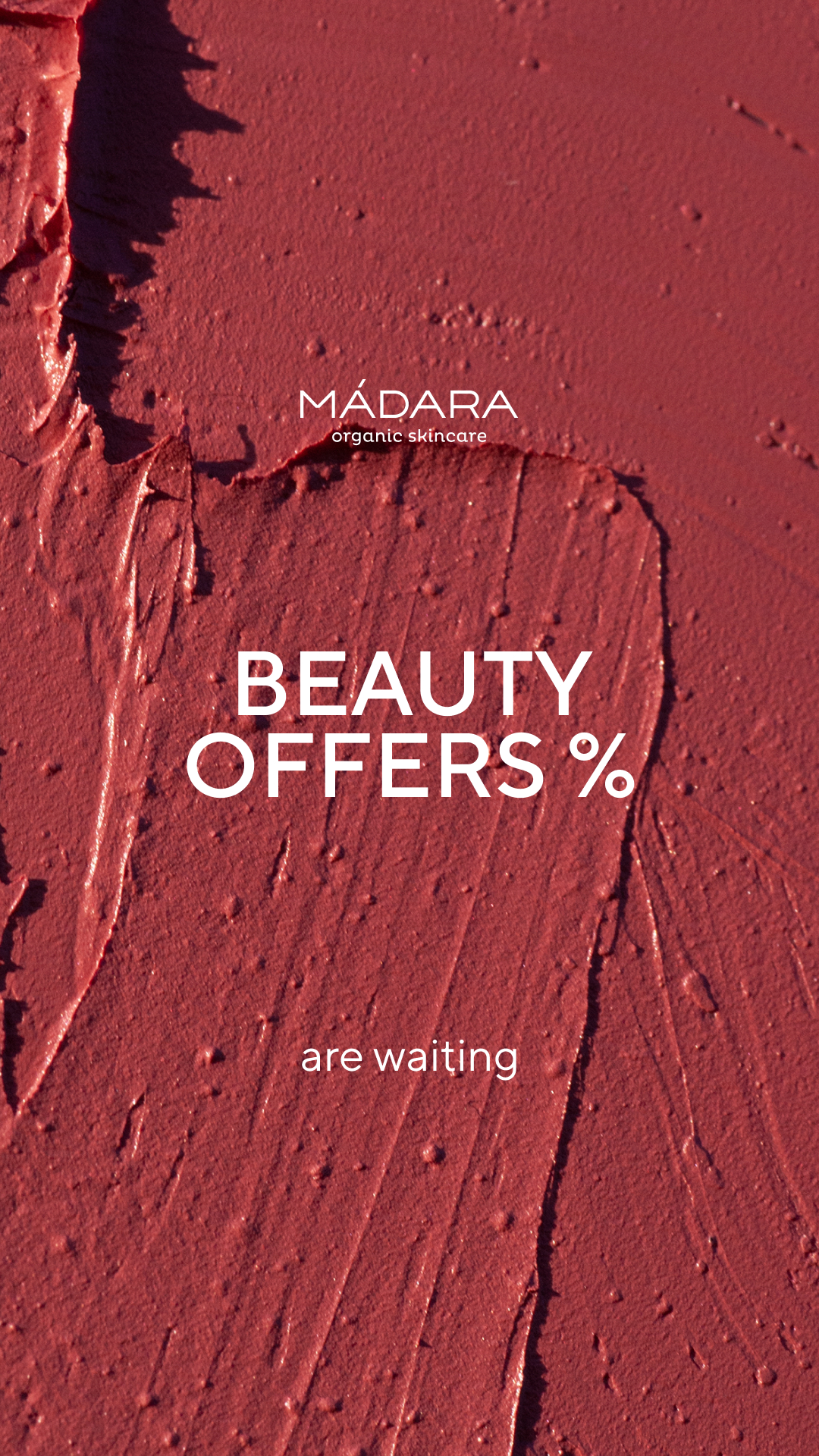 Mádara Organic Skincare Facebook ad