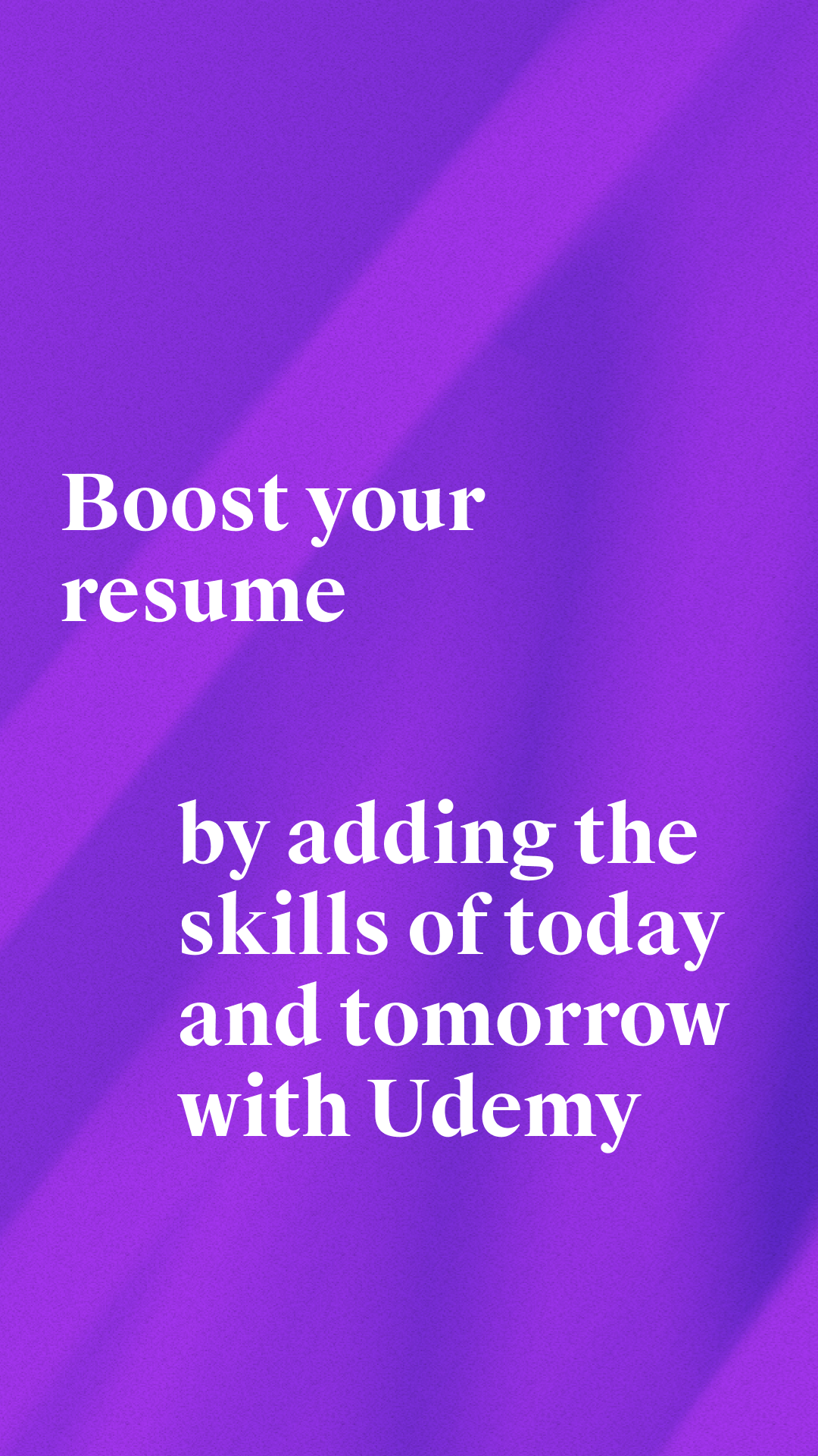 Udemy Facebook ad