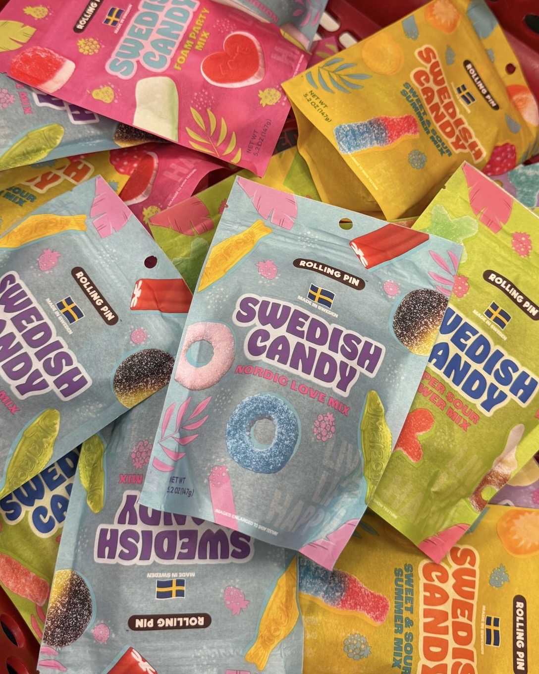 Rolling Pin Snacks Facebook ad: Fun flavors & chewy goodness that keeps you coming back…