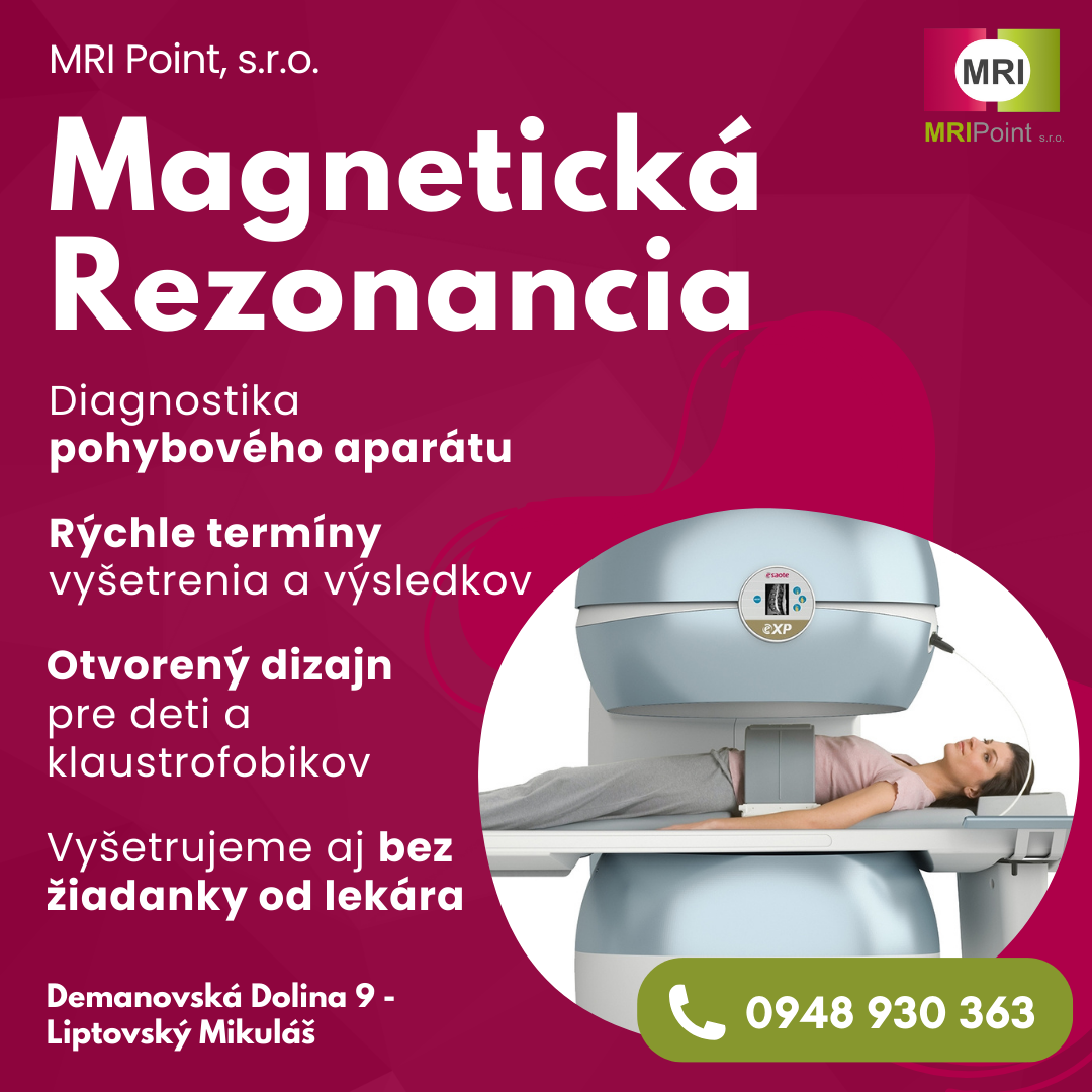 MriMagnet.sk-Liptovský Mikuláš Facebook ad from Jan 6, 2026