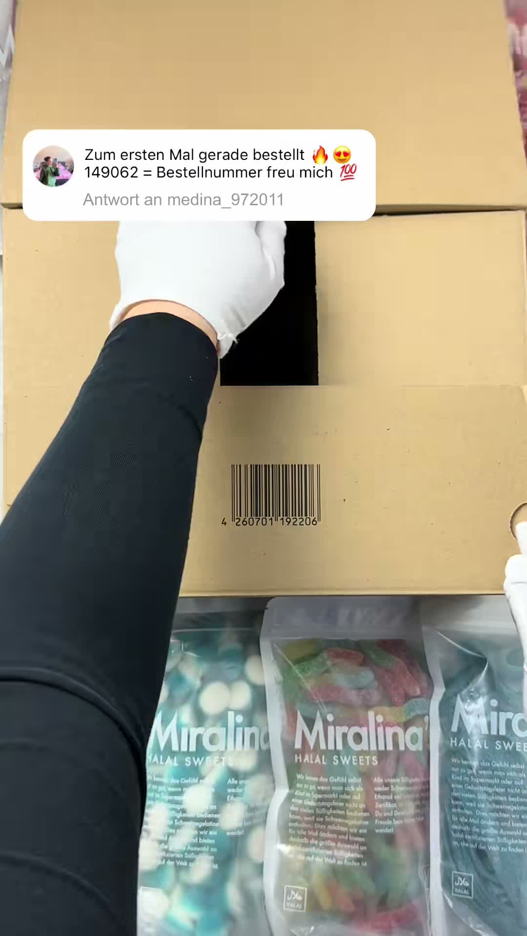 Miralina's Halal Sweets Facebook ad from Aug 24, 2026