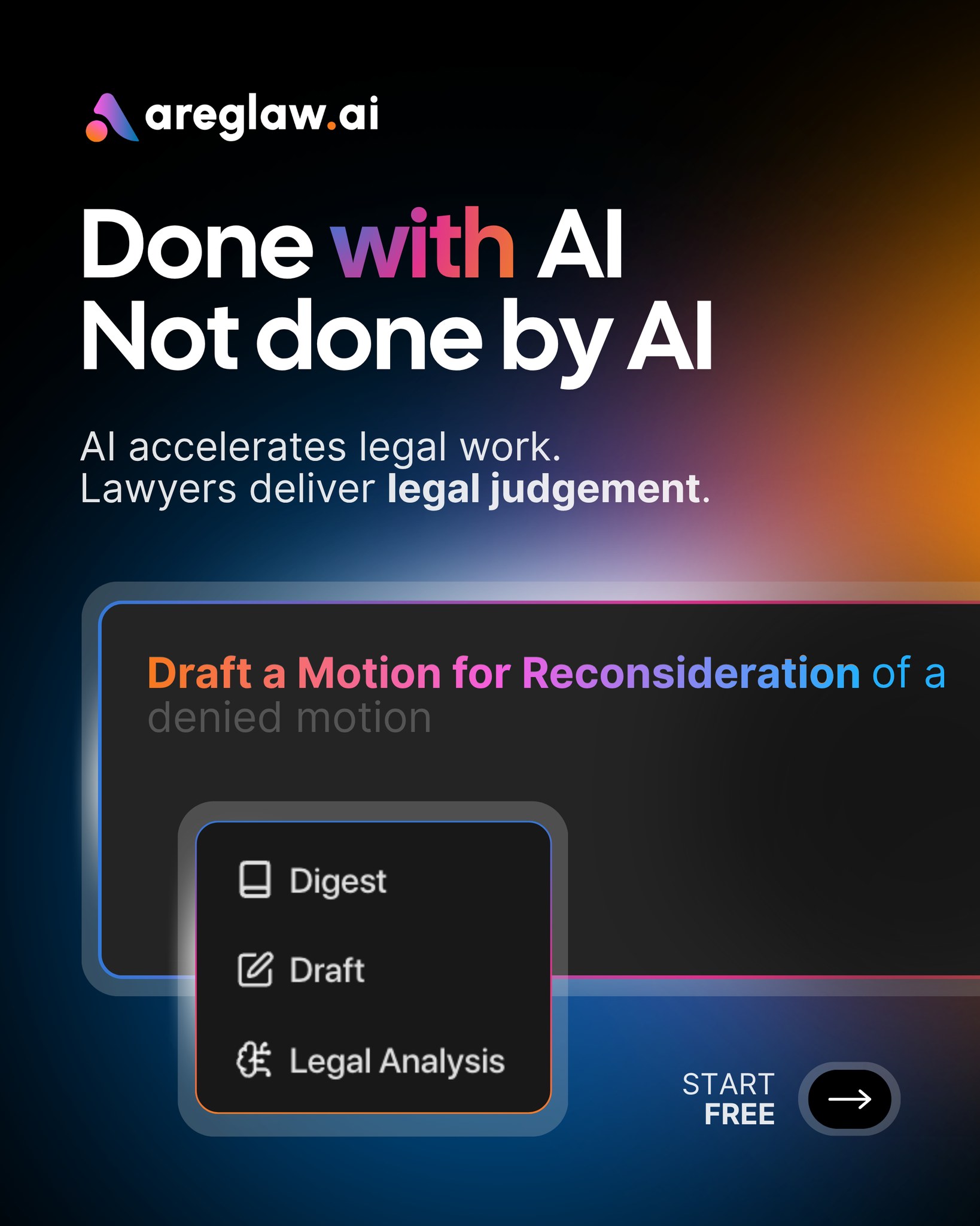 areglaw.ai Facebook ad