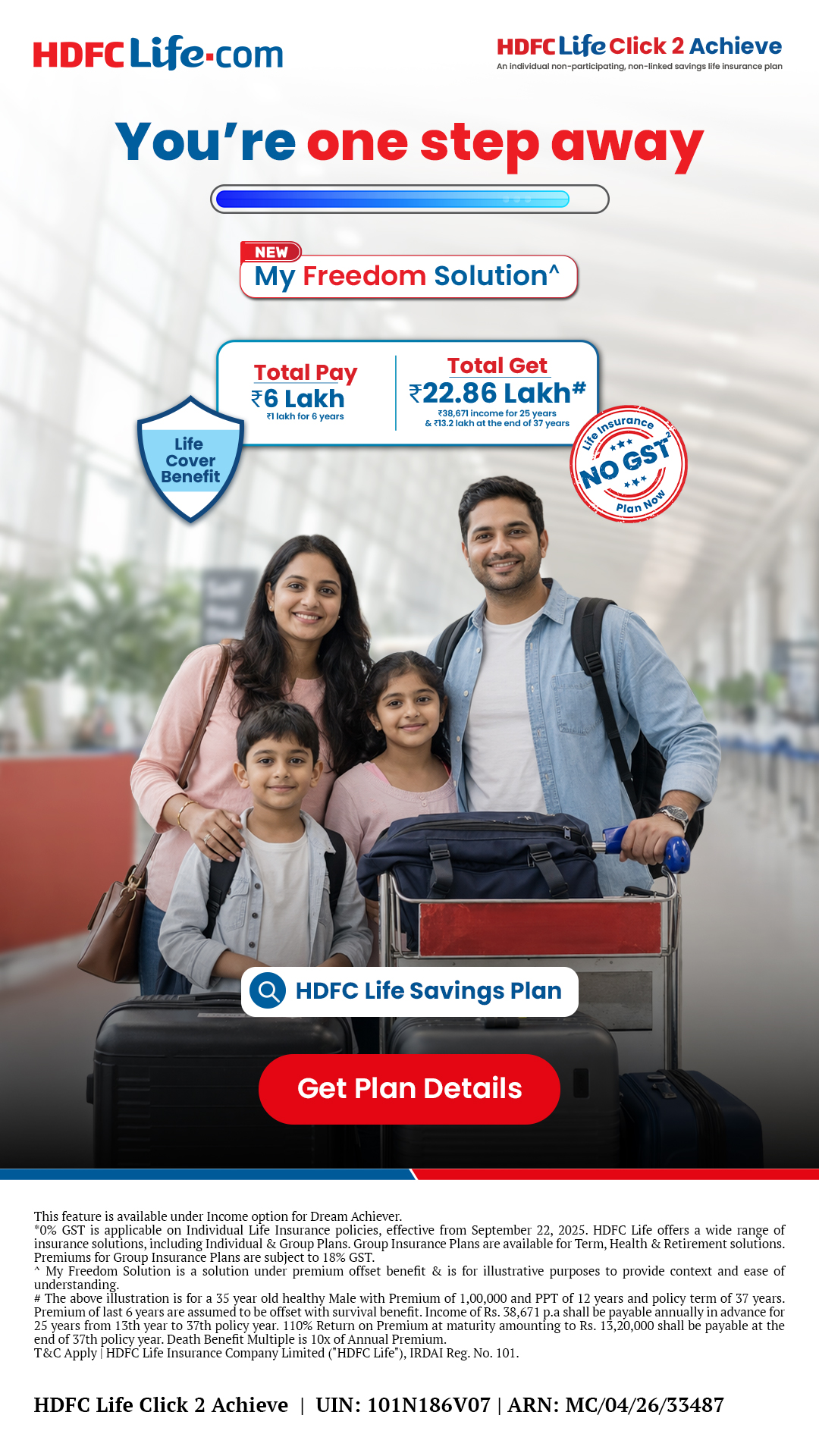 HDFC Life Facebook ad