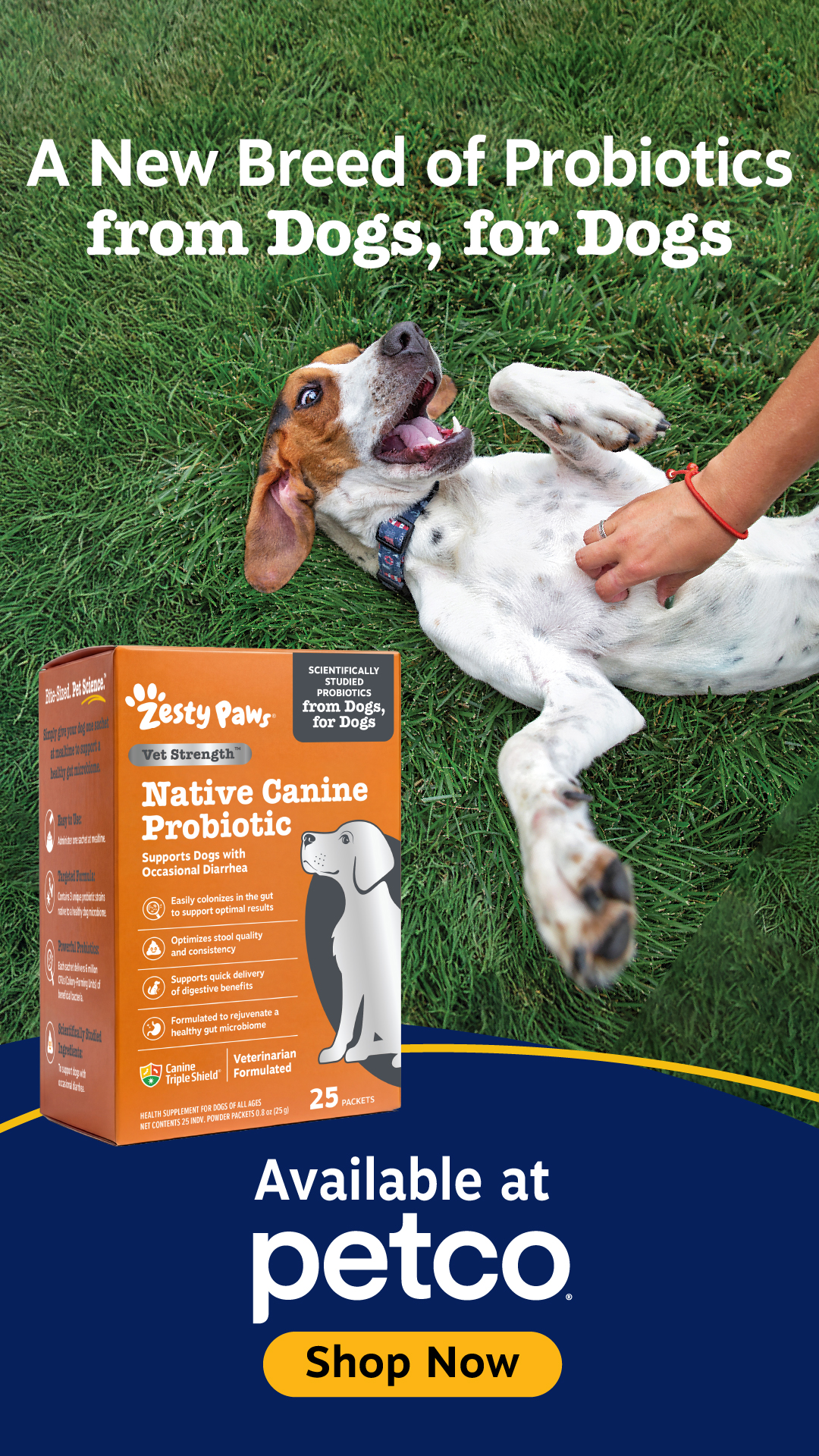 Zesty Paws Facebook ad