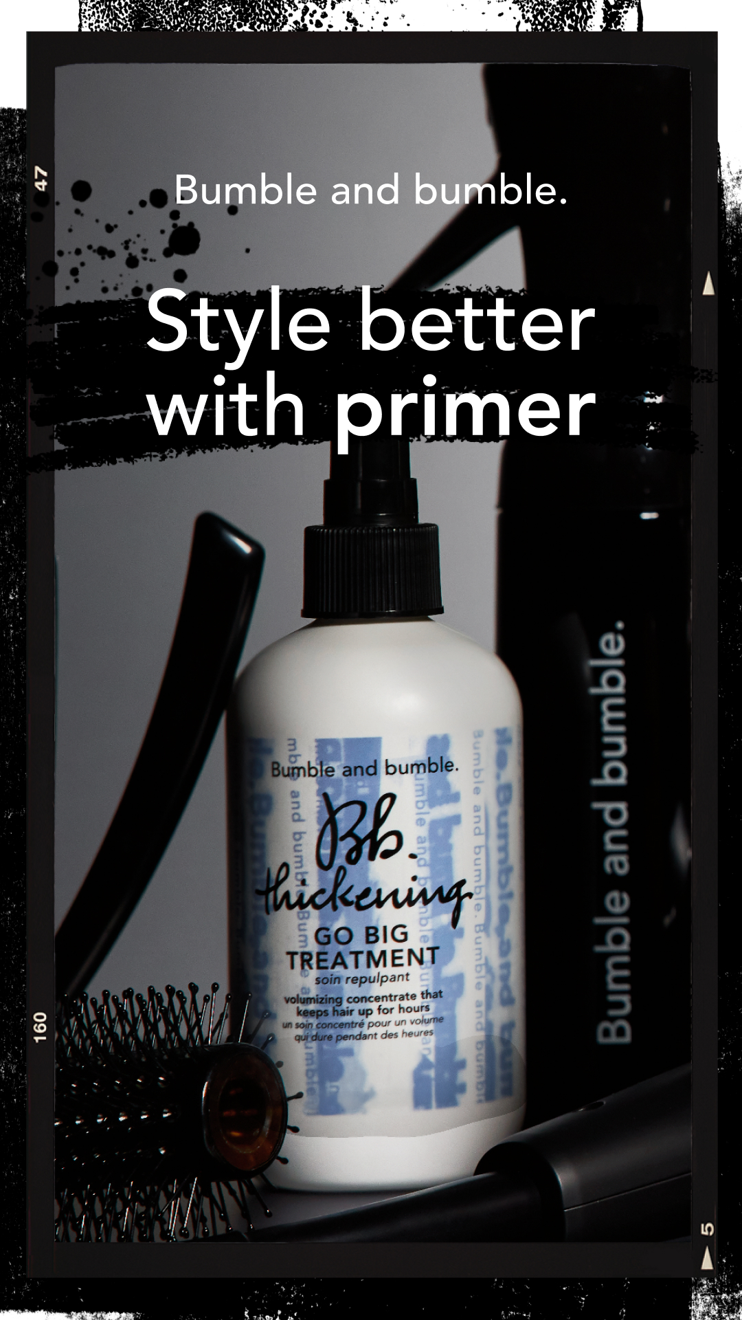 Bumble and bumble. Facebook ad: Great hair starts before you style.