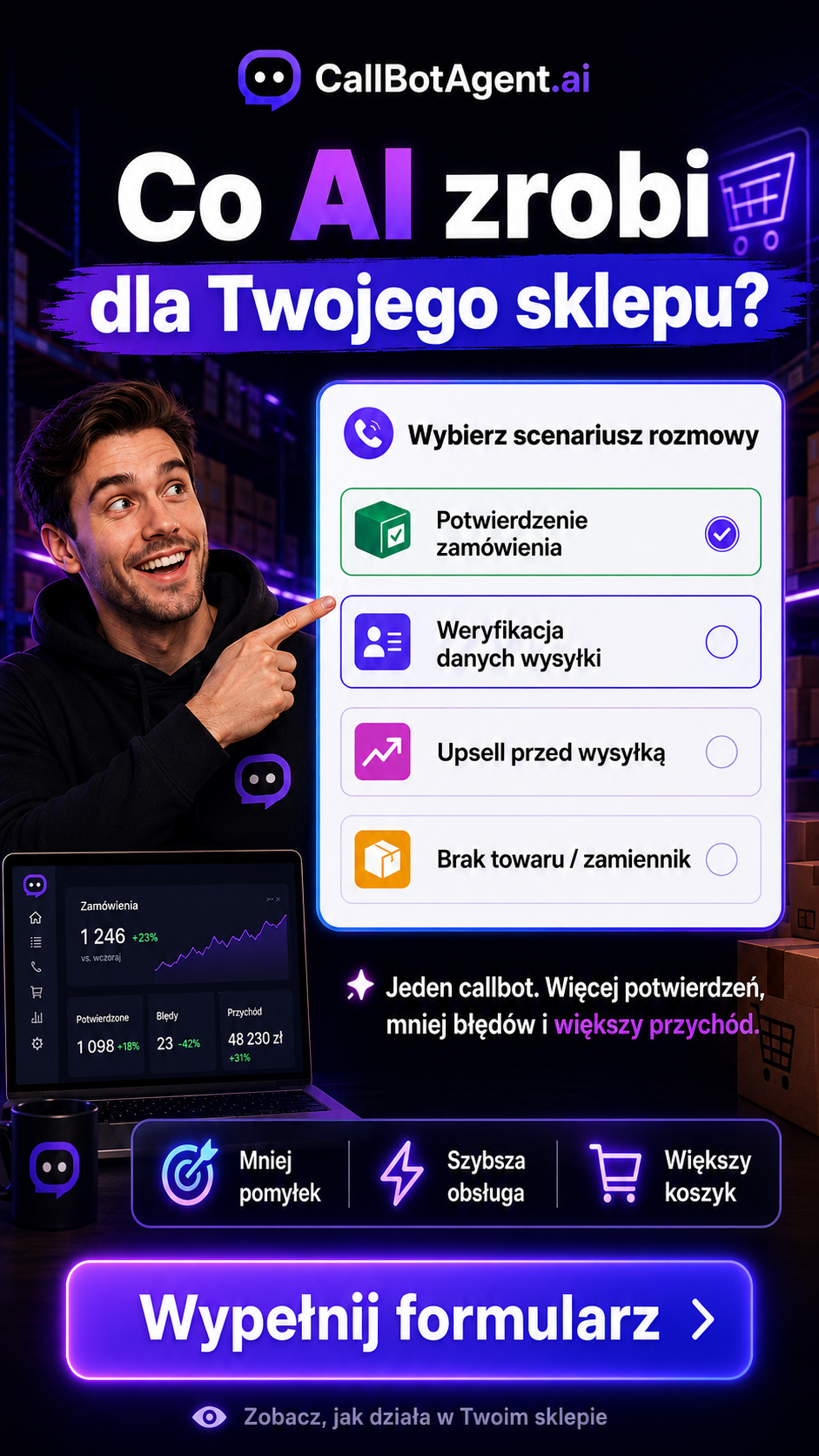 Callbotagent Facebook ad