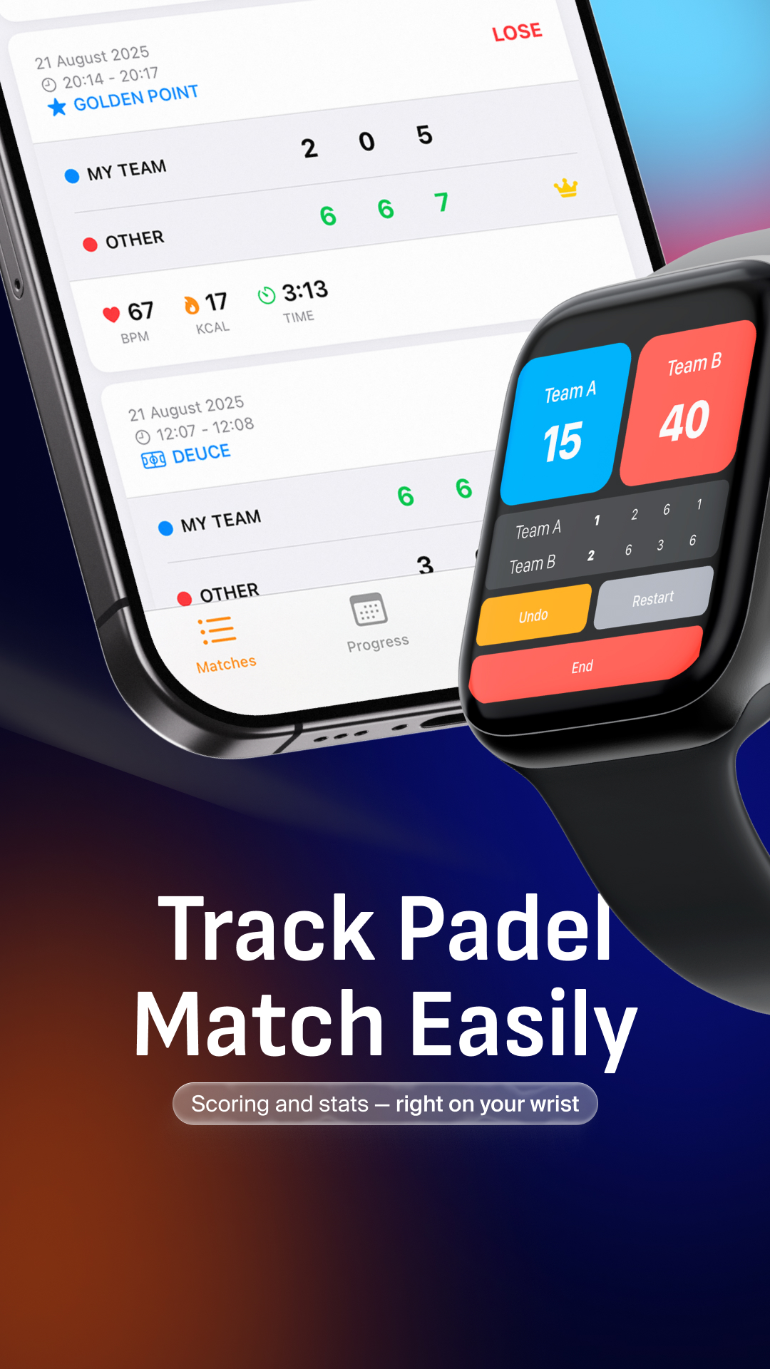 Padel Score: Match & Stats Facebook ad from Jan 21, 2026