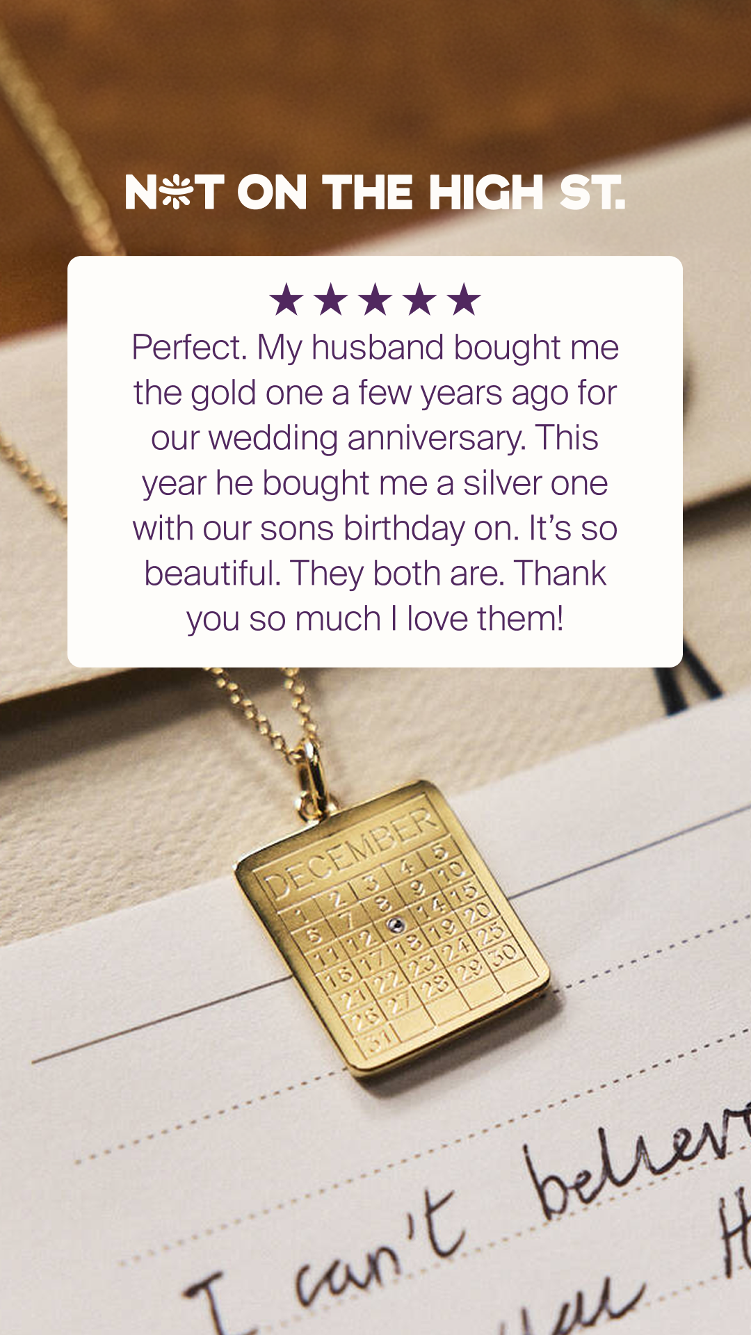 notonthehighstreet Facebook ad