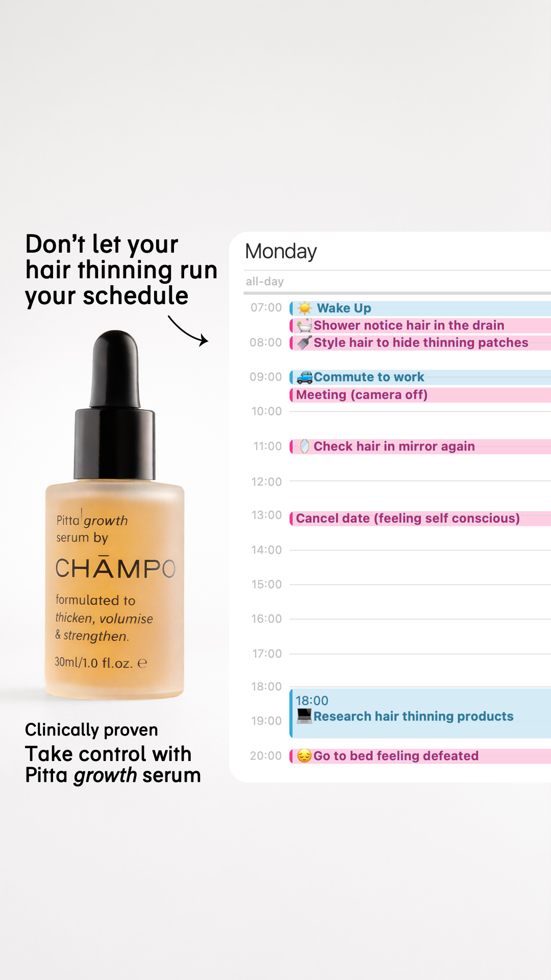 Chāmpo Haircare Facebook ad