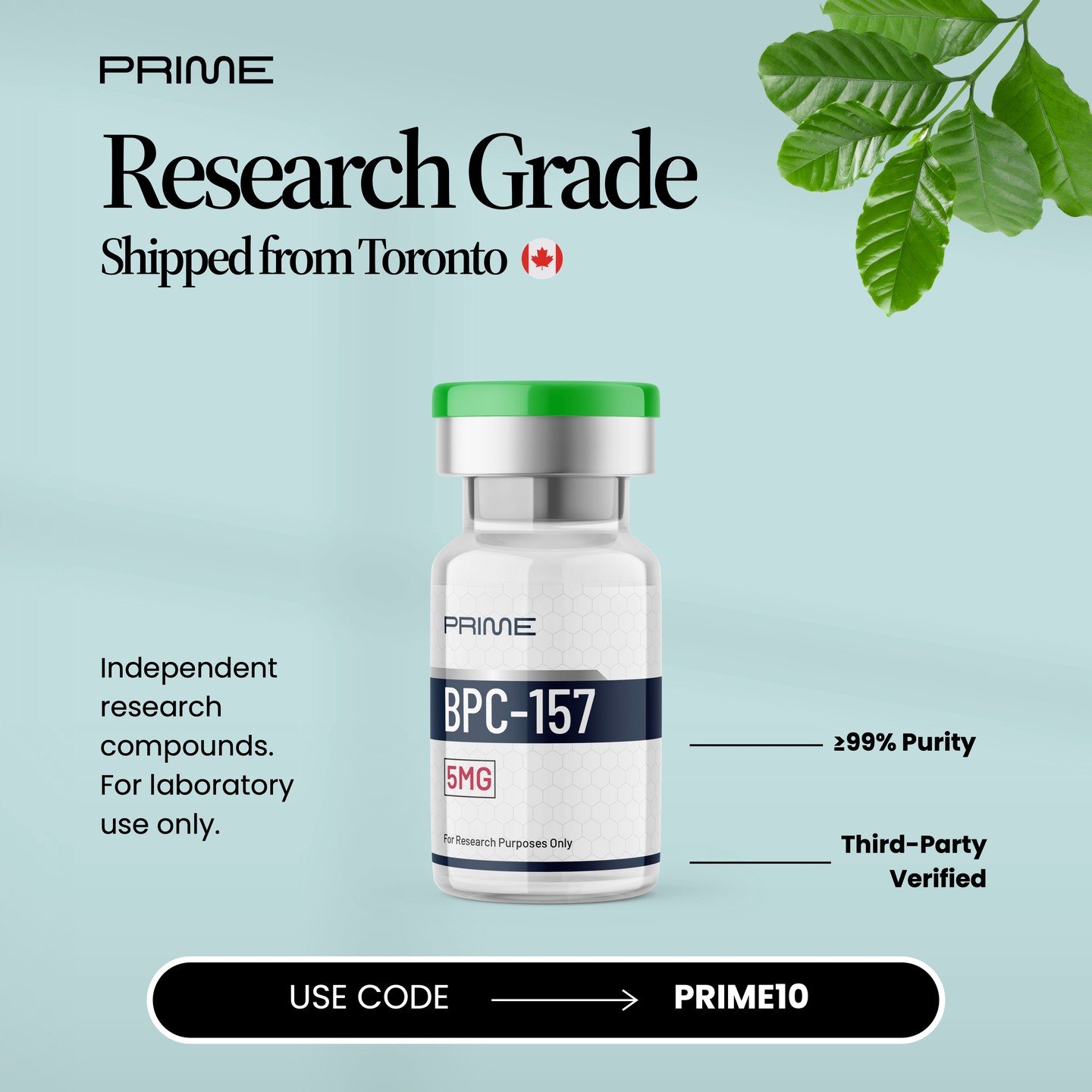 primescience_ca Facebook ad: USE CODE: PRIME10