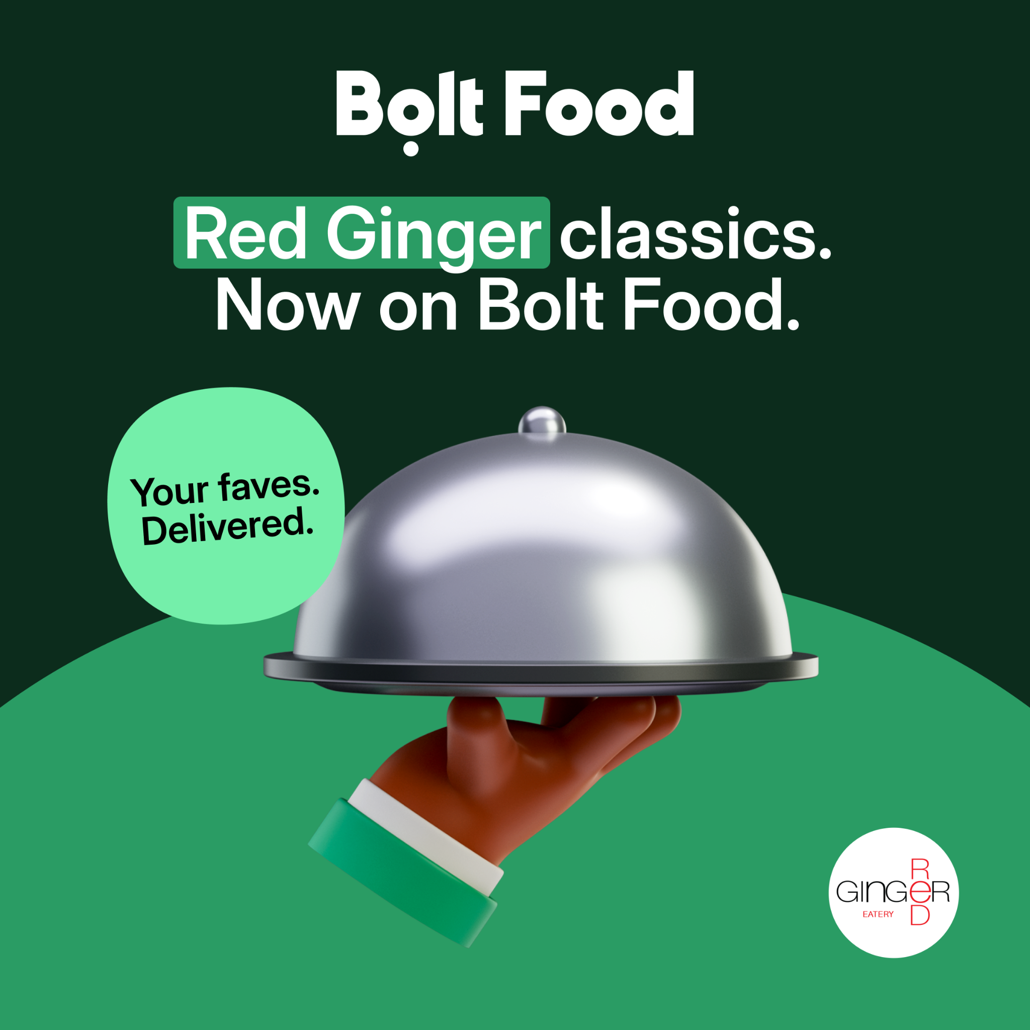 Bolt Food Facebook ad: Too good to share? That's Red Ginger