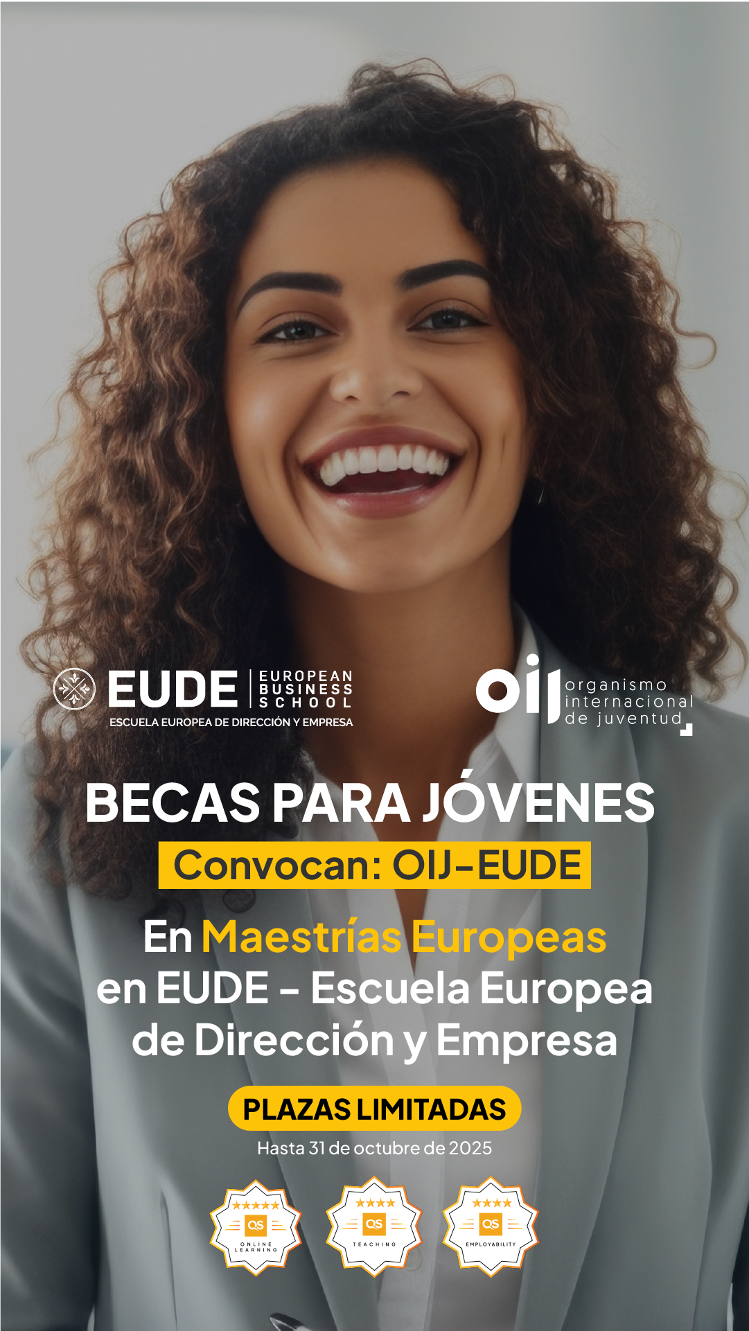 EUDE Business School Escuela Europea de Dirección y Empresa Facebook ad