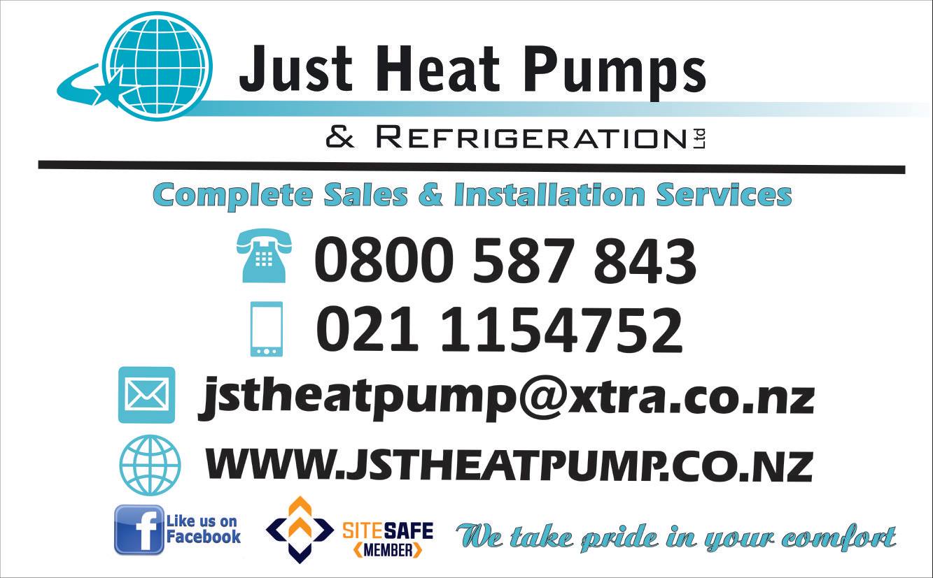 Just Heat Pumps & Refrigeration Ltd Facebook ad: At Just Heat Pumps and Refrigeration Ltd we…