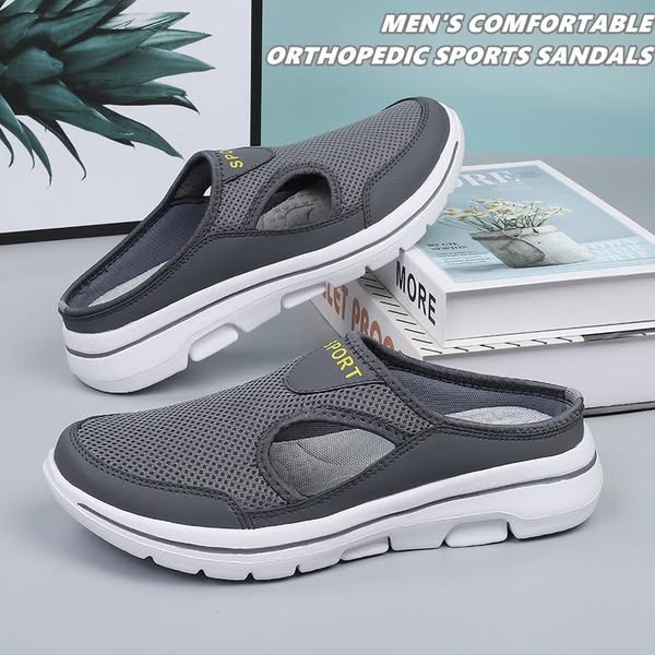 Warmsday Facebook ad: 2025 neue bequeme atmungsaktive Stützsport-Sandalen