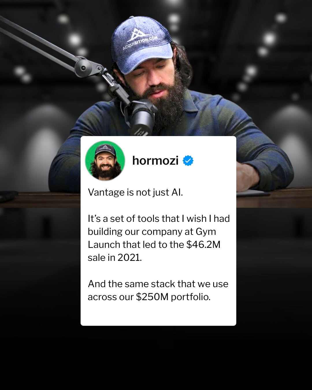 Alex Hormozi Facebook ad