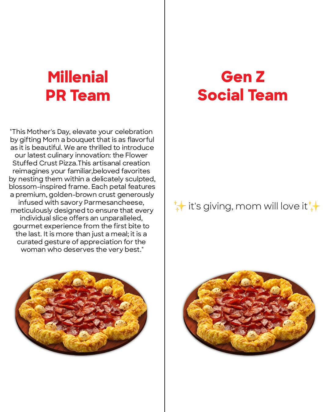 Pizza Hut Facebook ad