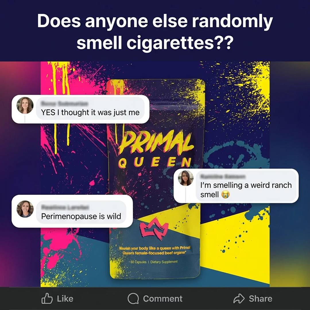 Primal Queen Facebook ad