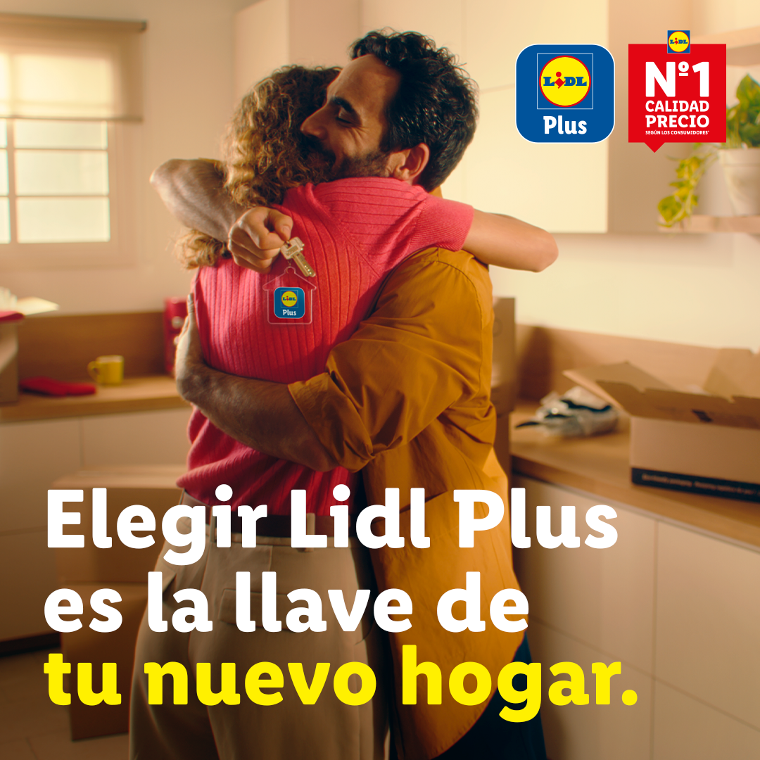 Lidl España Facebook ad: Celebramos los 10 M de clientes Lidl Plus…