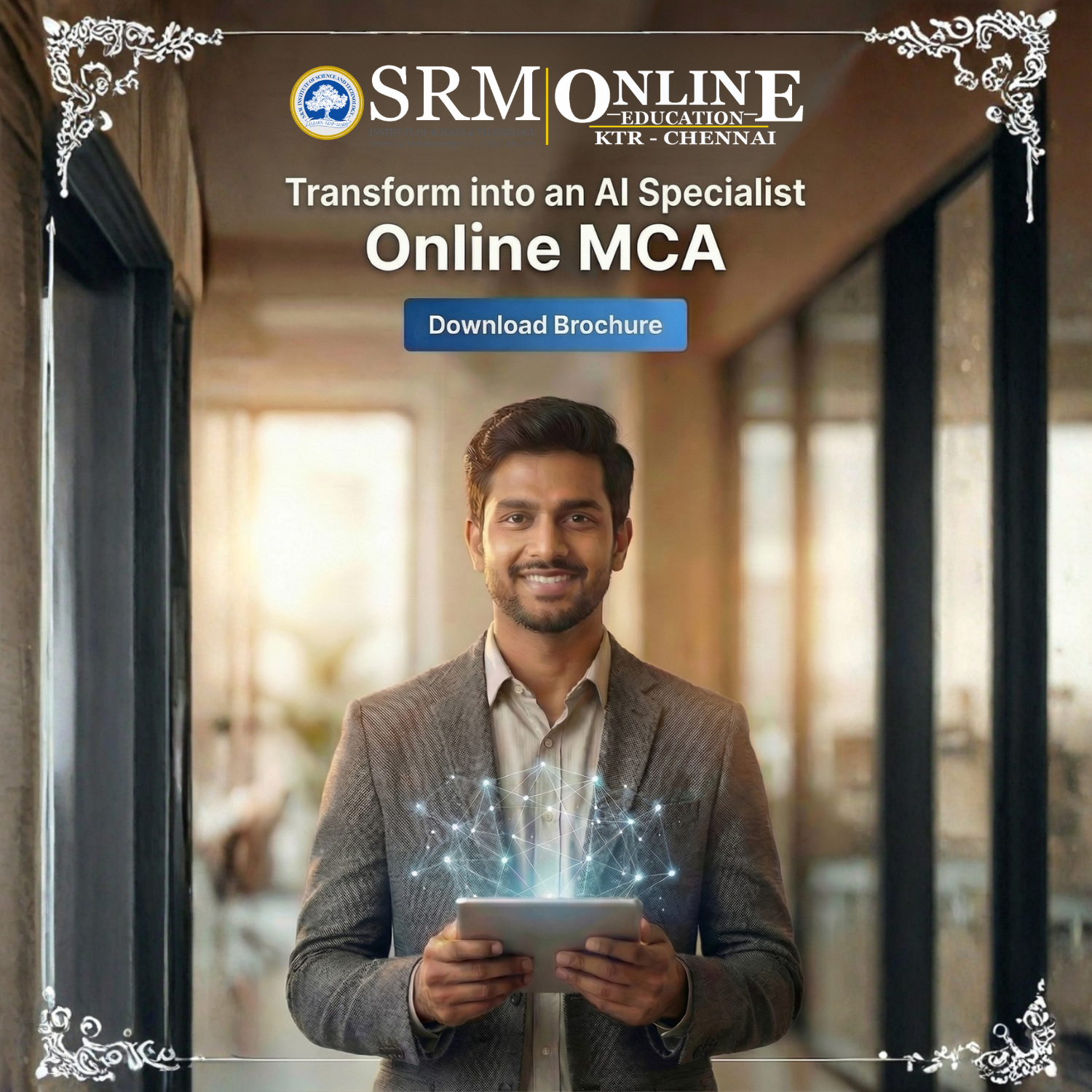 SRM Online Education Facebook ad
