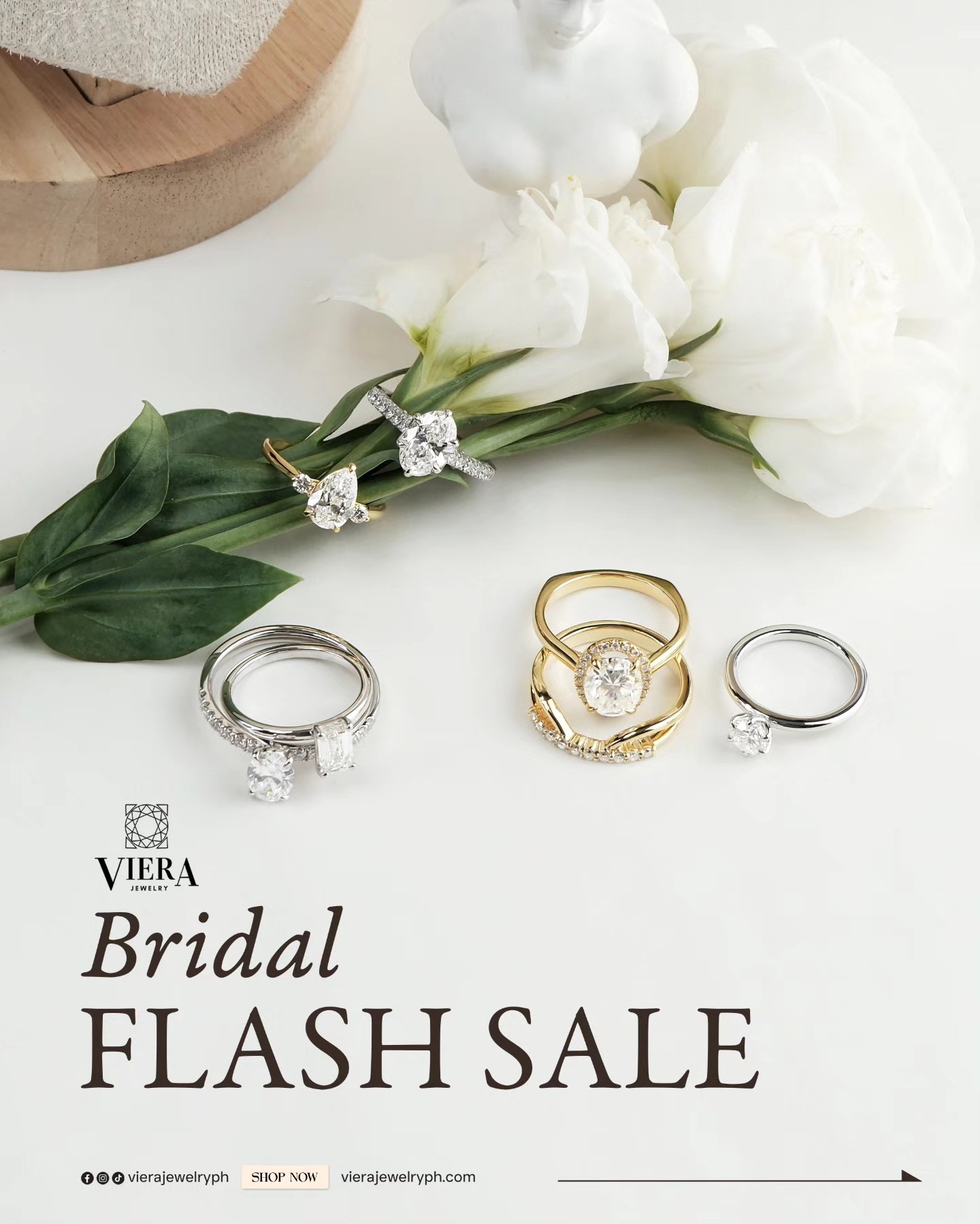 Viera Jewelry Ph Facebook ad: The bridal pieces you've been eyeing are finally…
