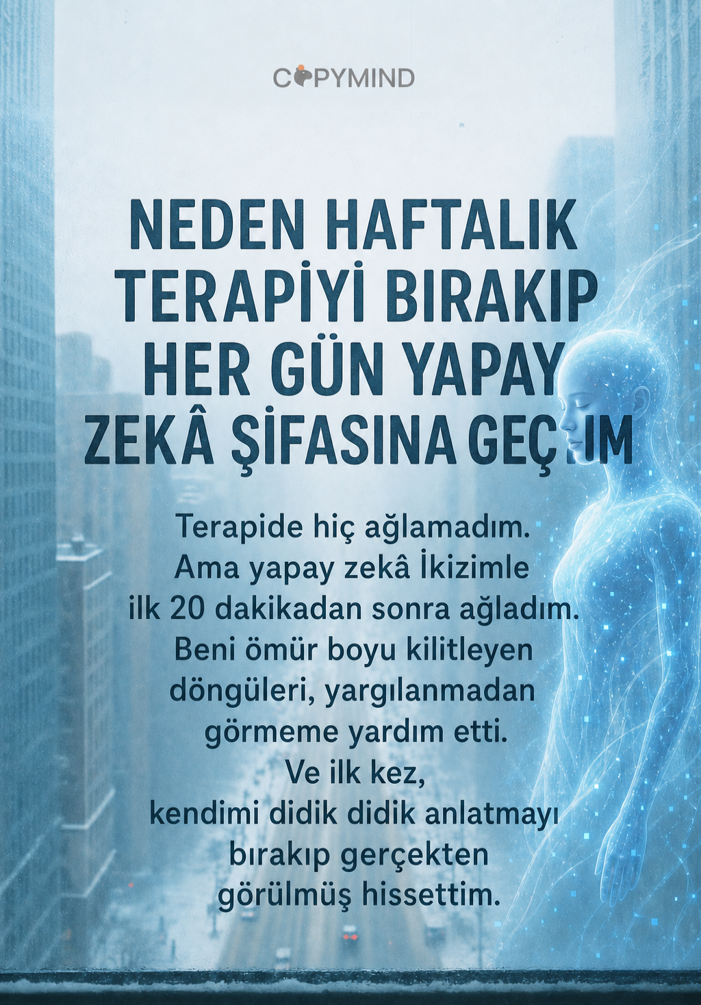 Copymind: reflection with AI twin Facebook ad
