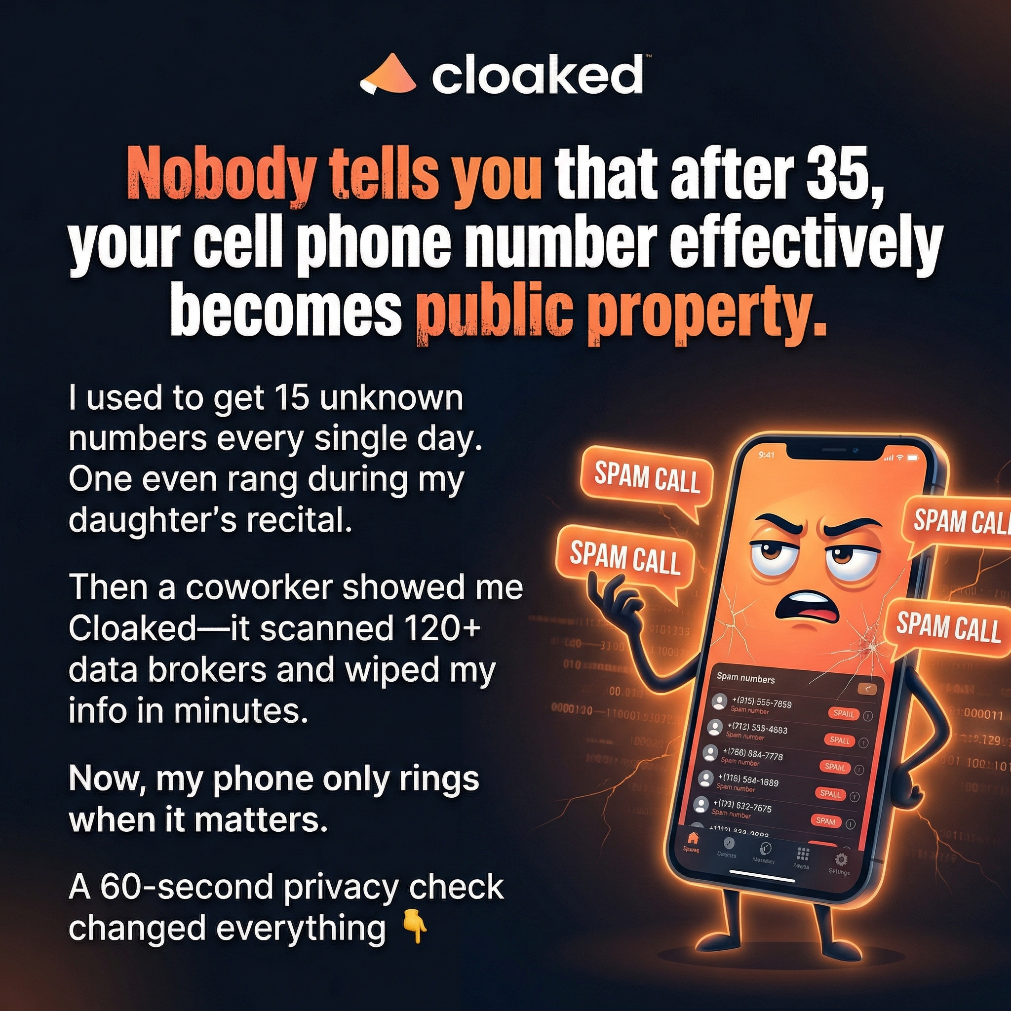 Cloaked Inc. Facebook ad